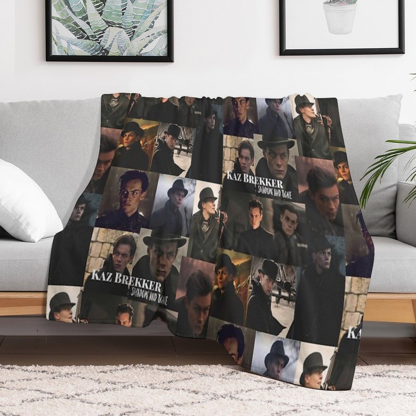 Kaz Brekker Machine-washable Throw Blanket