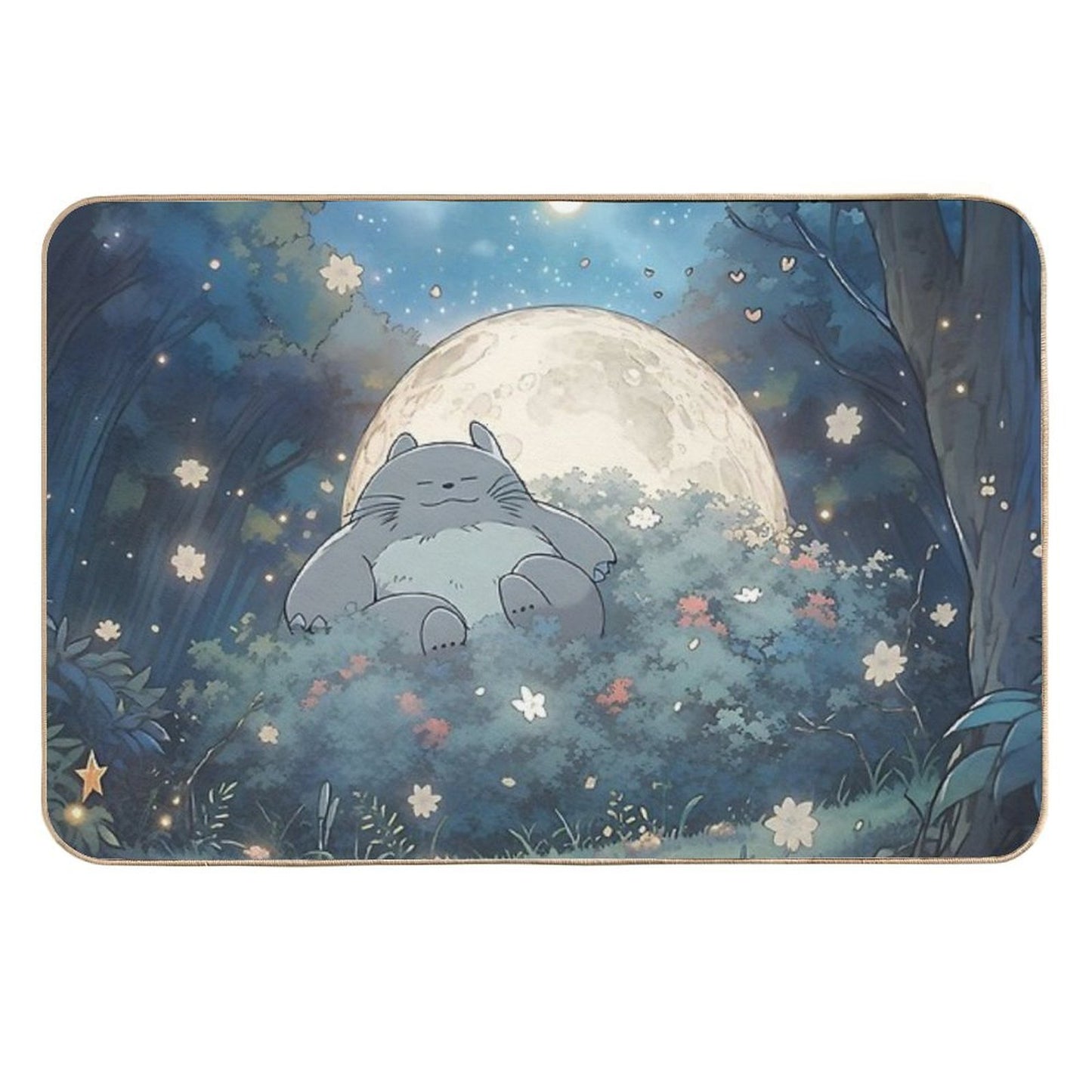 Explore The Enchanting World of My Neighbor Totoro XI Original Art And Illustrations Online High-Traffic Bath Mat