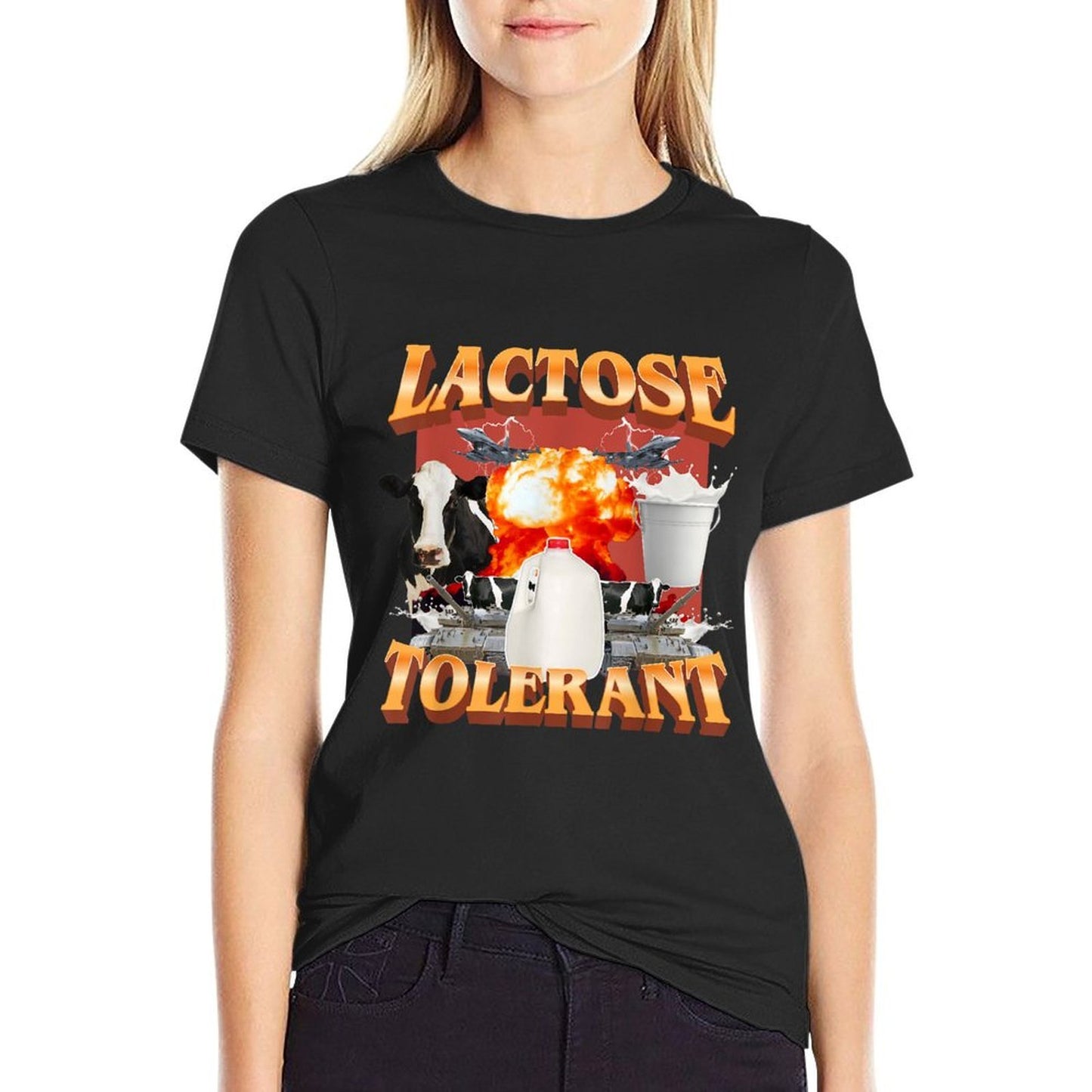 Lactose Tolerant Funny Trending Meme Classic T-Shirt