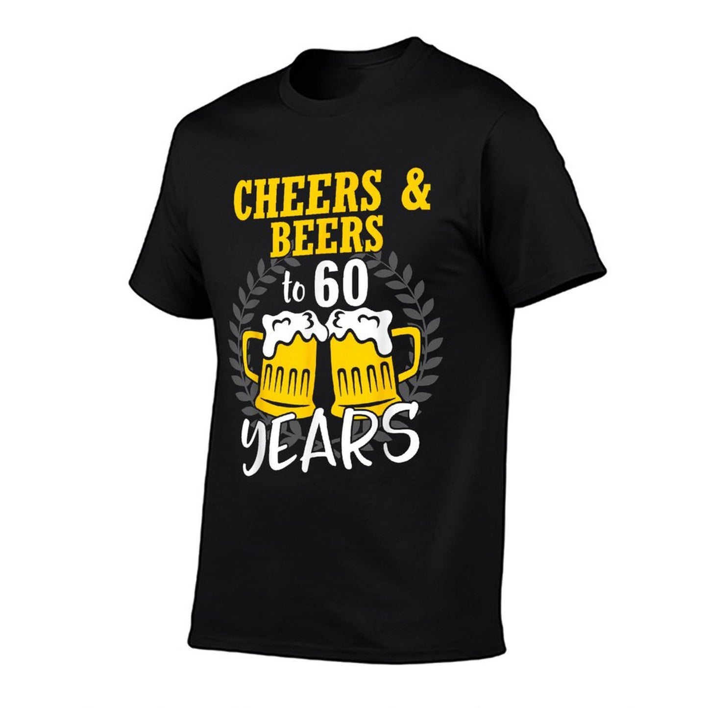 Cheers And Beers To 60 Years 60th Birthday Summer-ready Fabric T-Shirt
