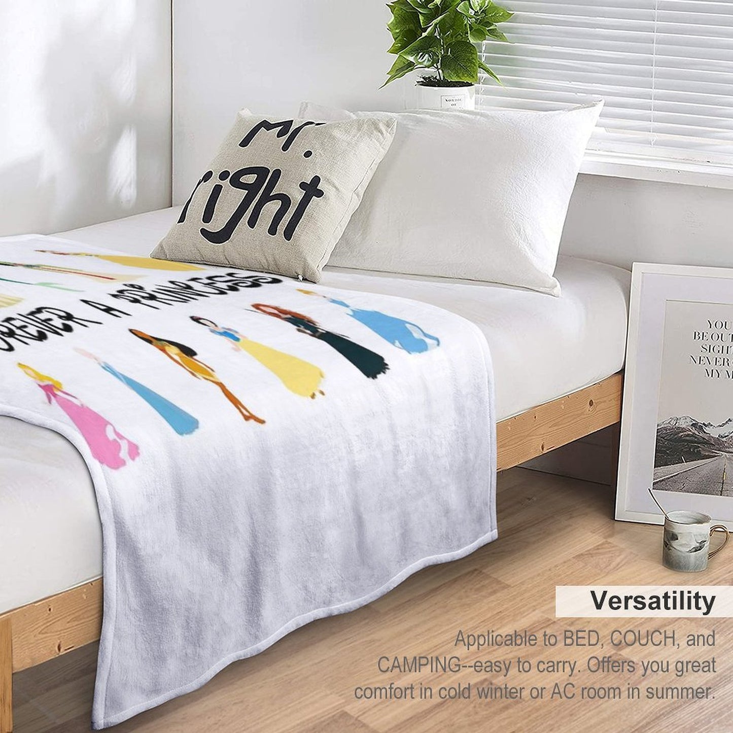 Forever A Princess Multi-functional Throw Blanket