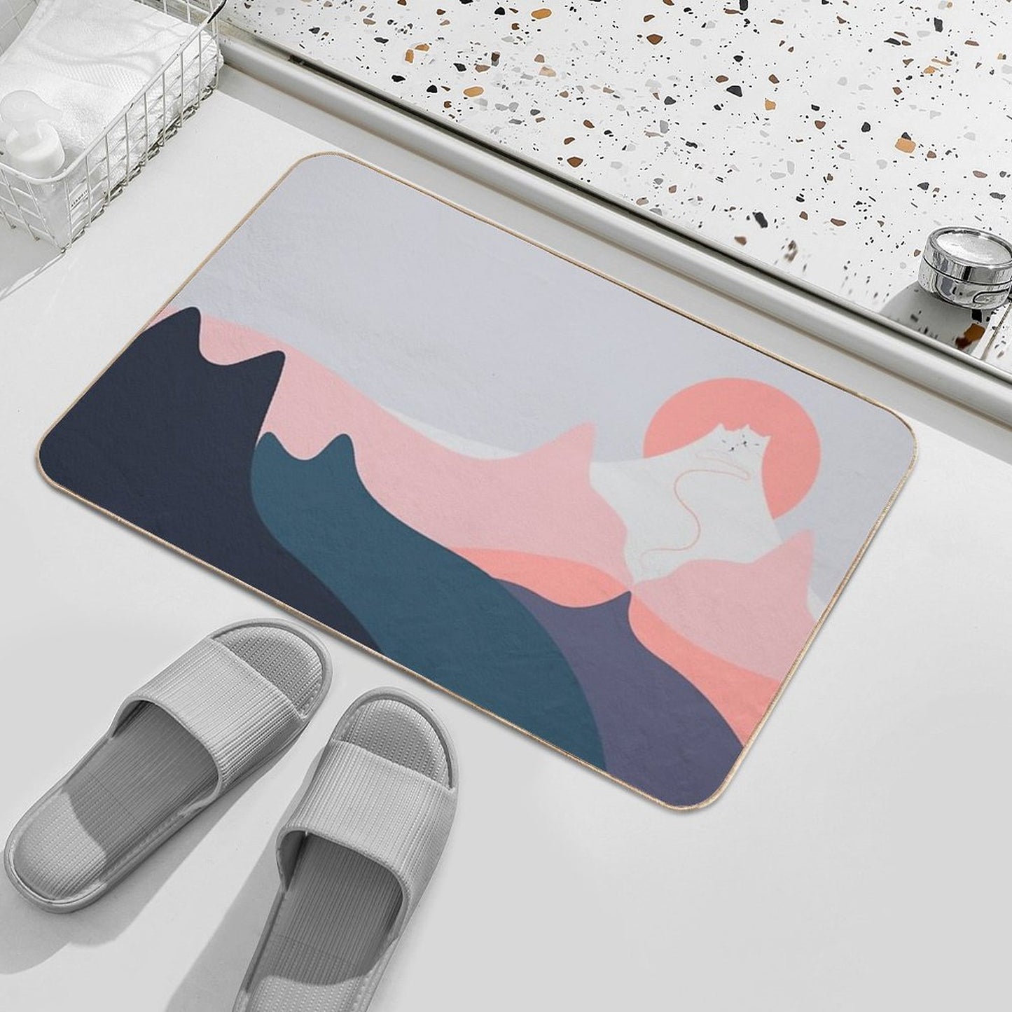 Cat Landscape 129 Versatile Bath Mat