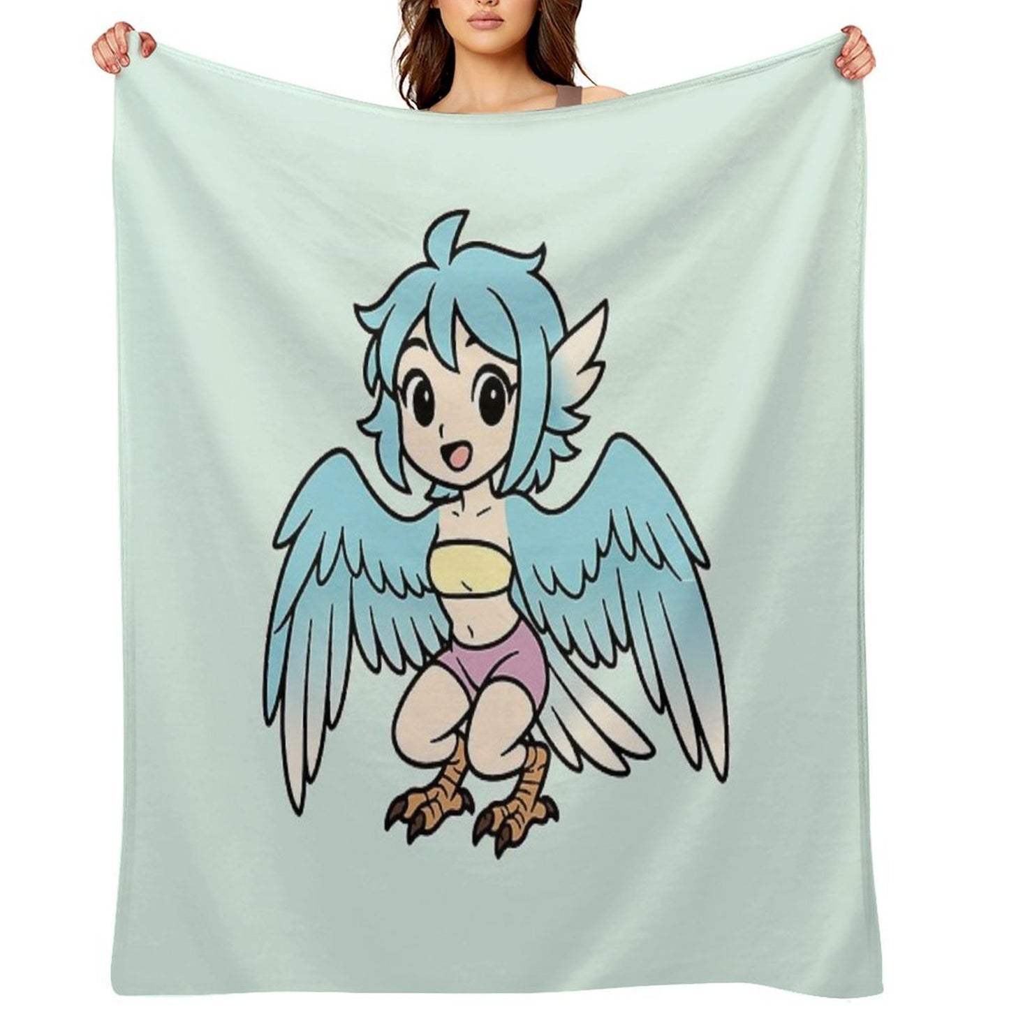 Kipi The Harpy Durable Throw Blanket