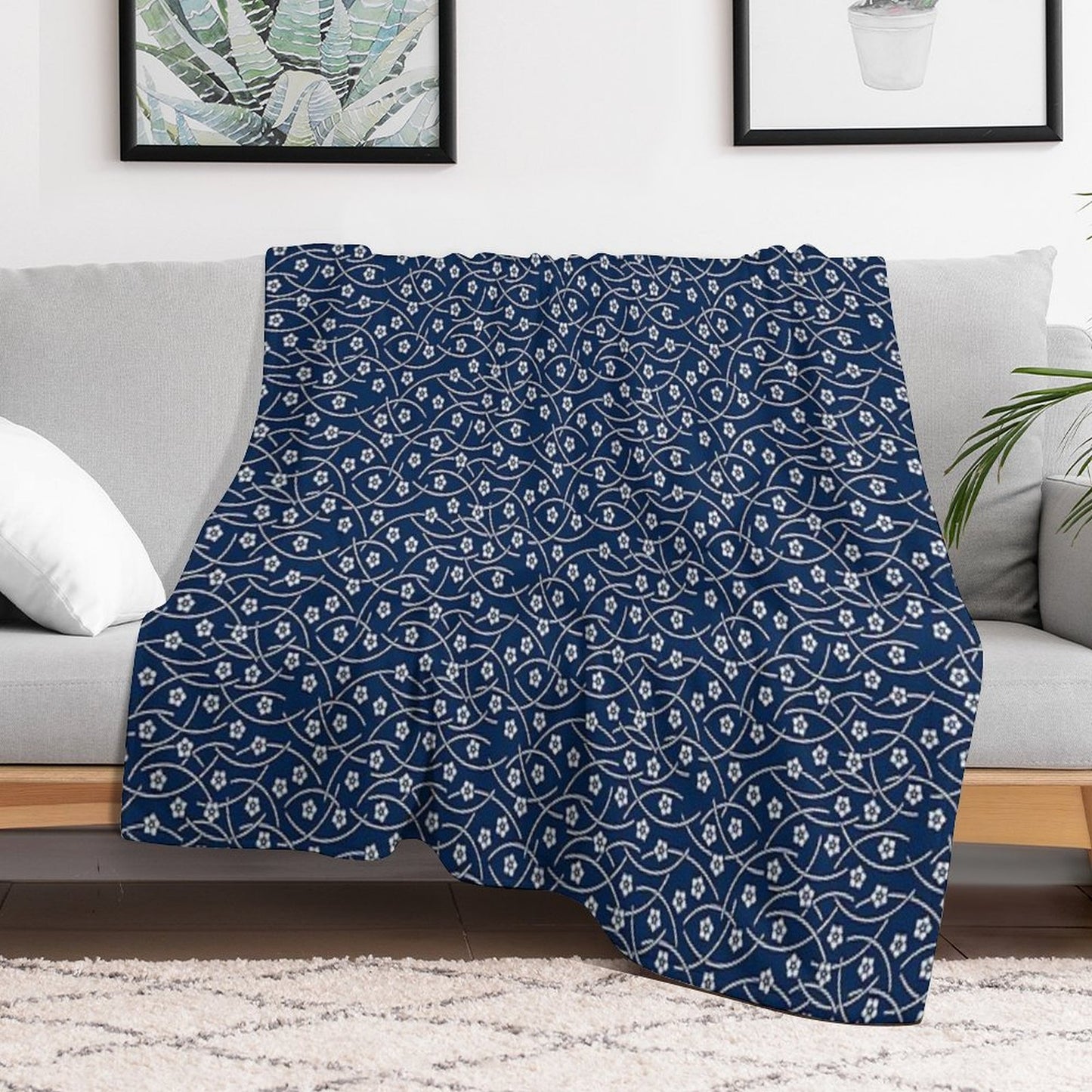 Cherry Blossoms Japanese Collection Compact Throw Blanket