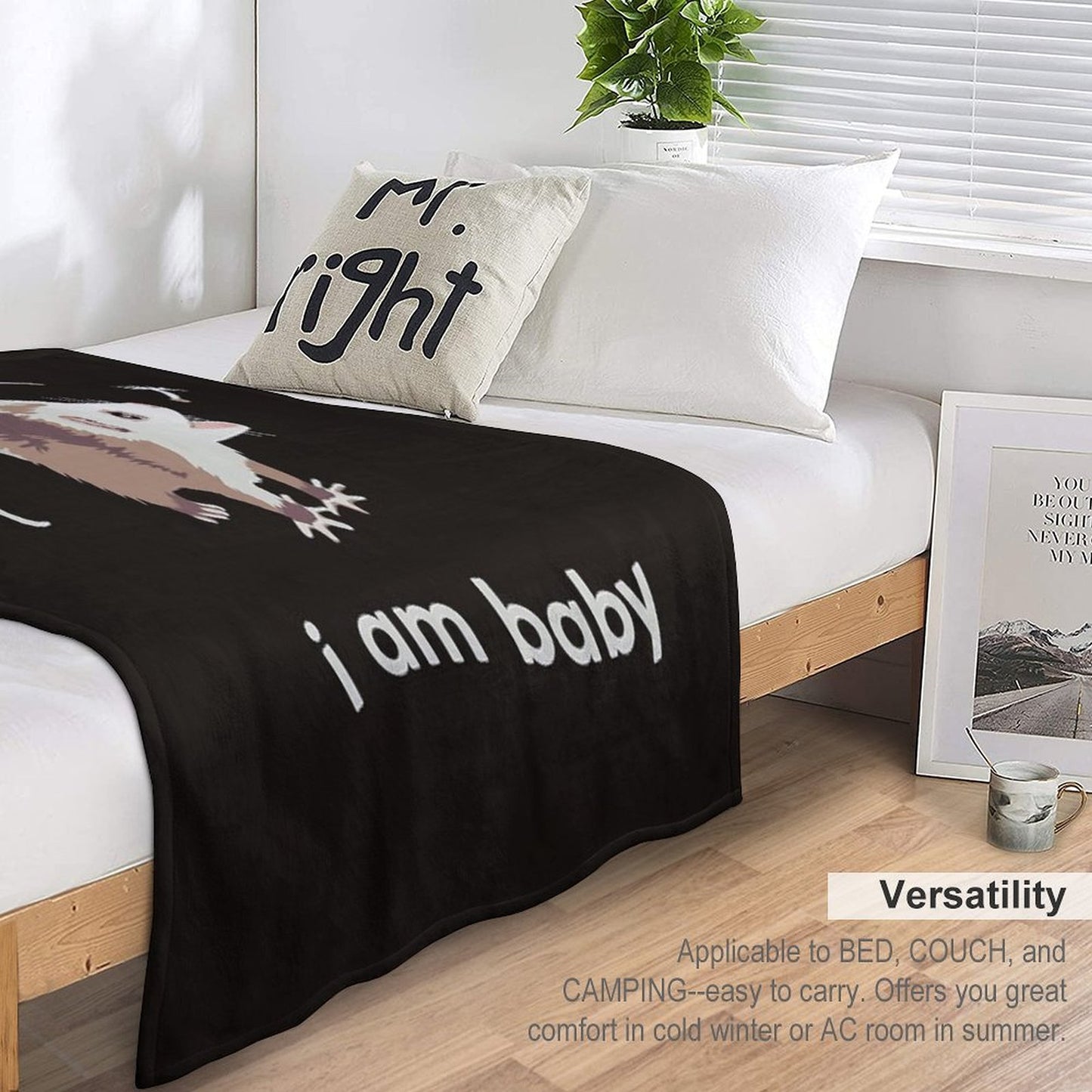 Please Be Gentle, I Am Baby All-season Throw Blanket