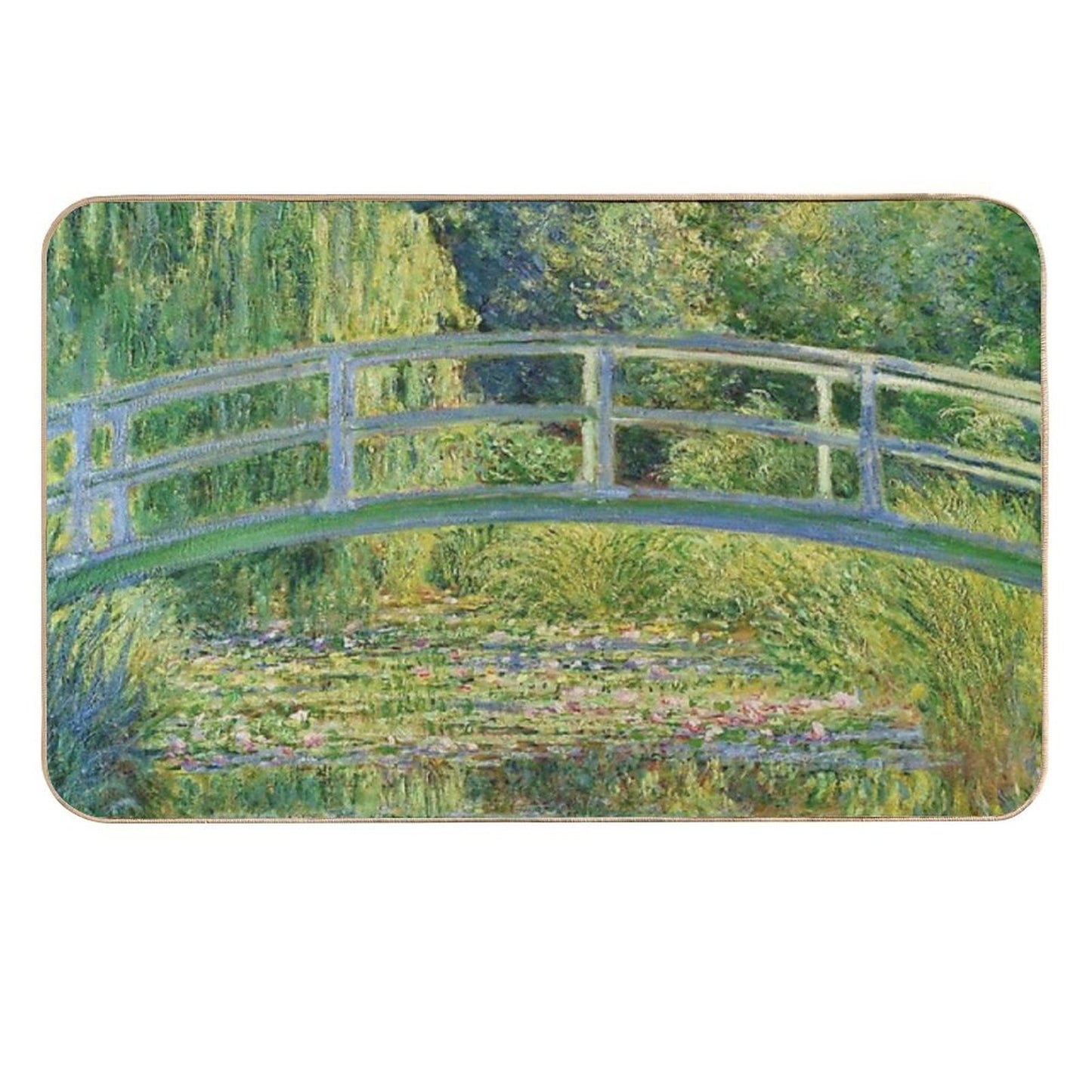 Claude Monet - Water-Lily Pond Long-Lasting Bath Mat