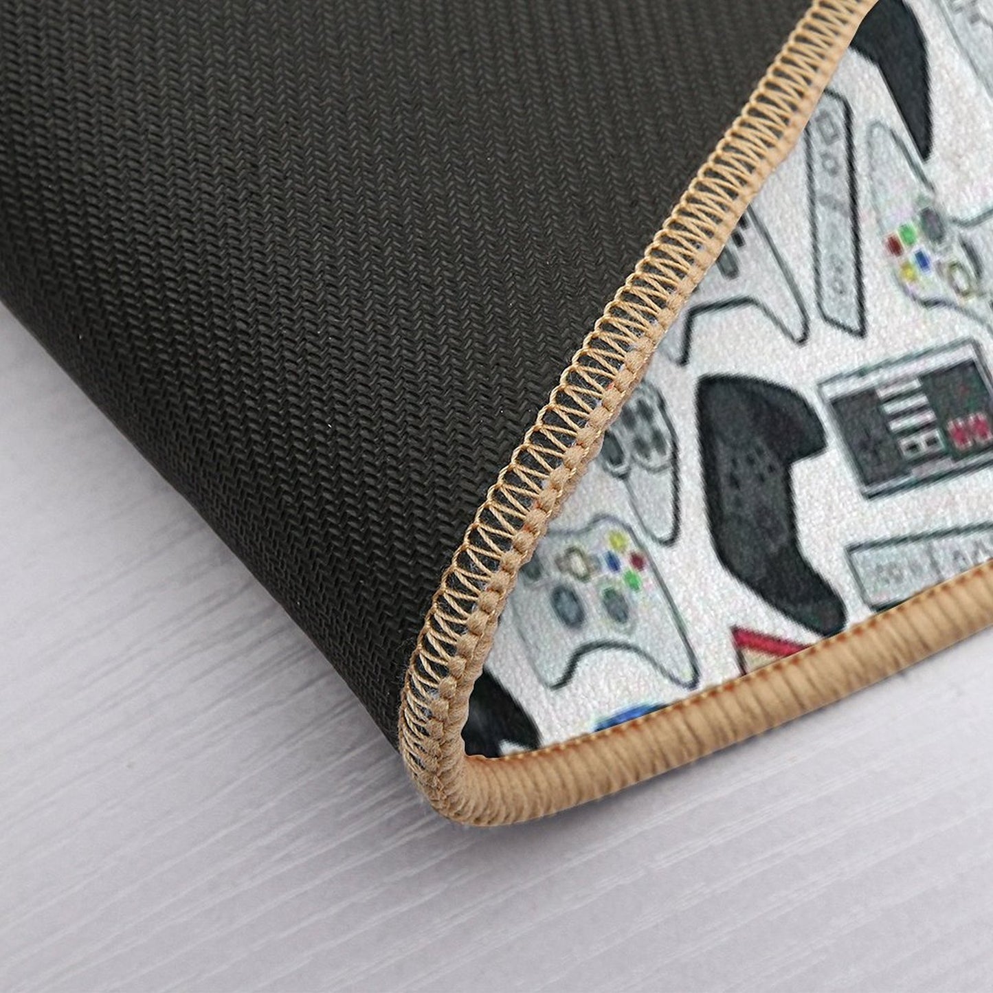 Video Game Controllers Repositionable Bath Mat