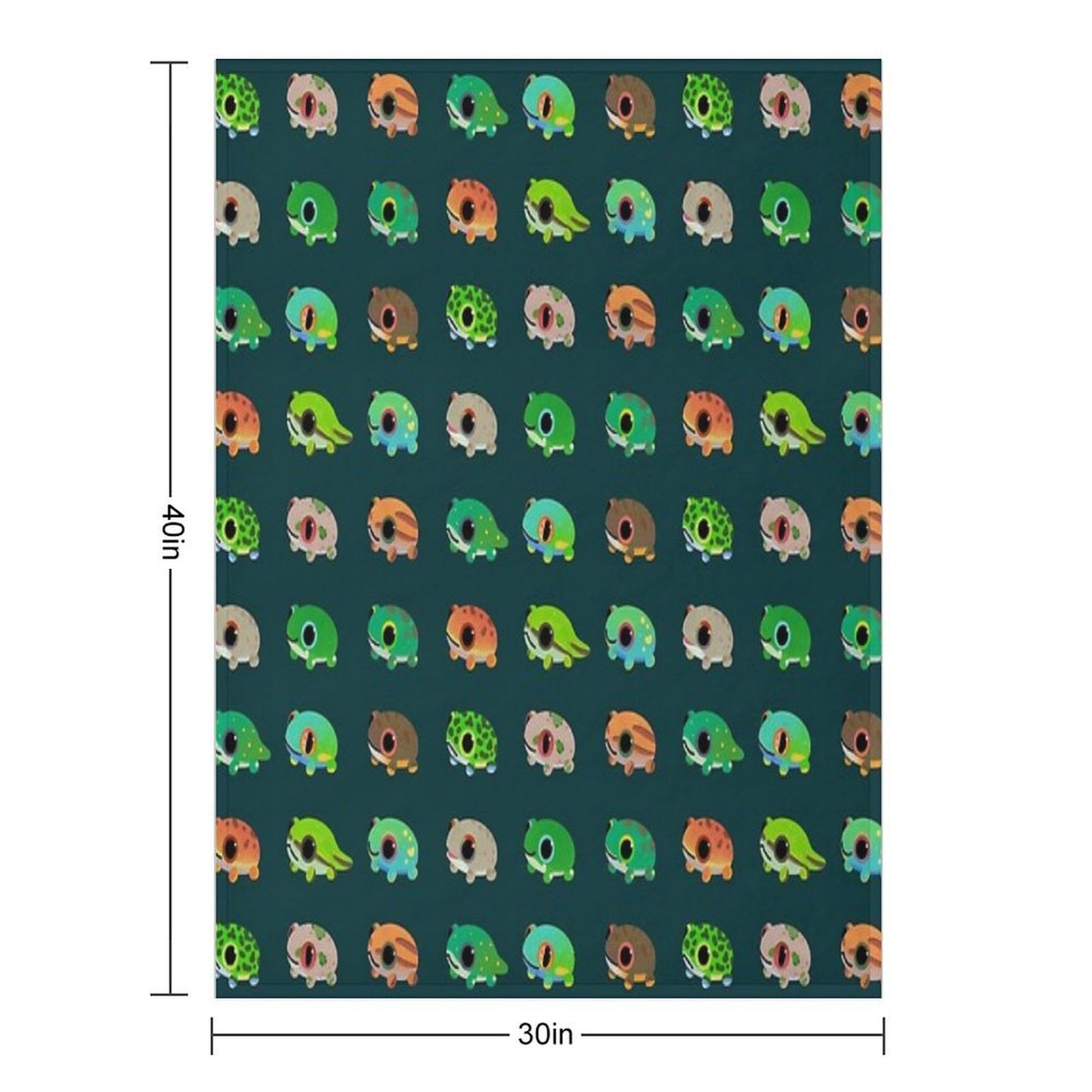 Forest Tree Frog Plush Throw Blanket