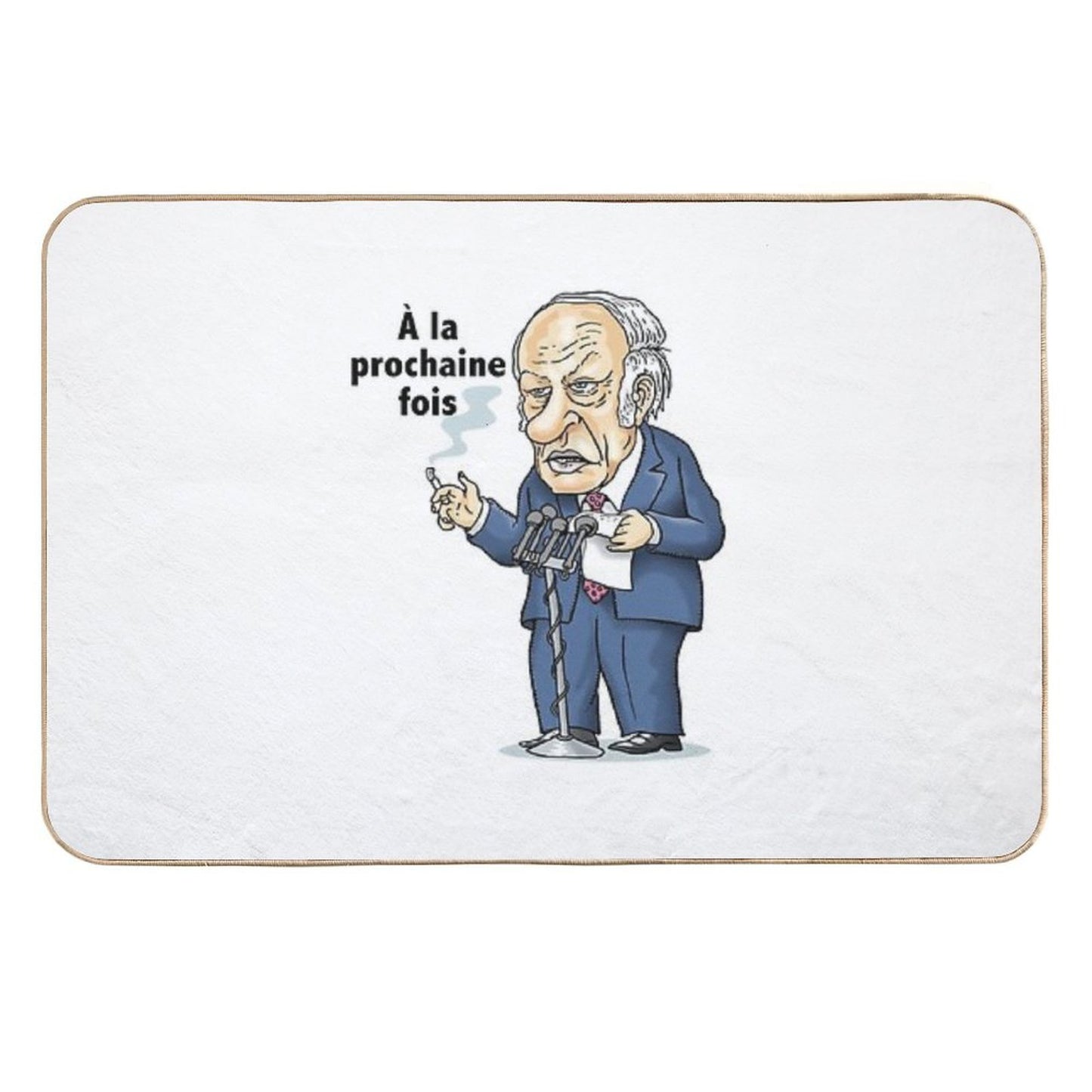 René Lévesque À La Prochaine Fois  Pet-Safe Bath Mat