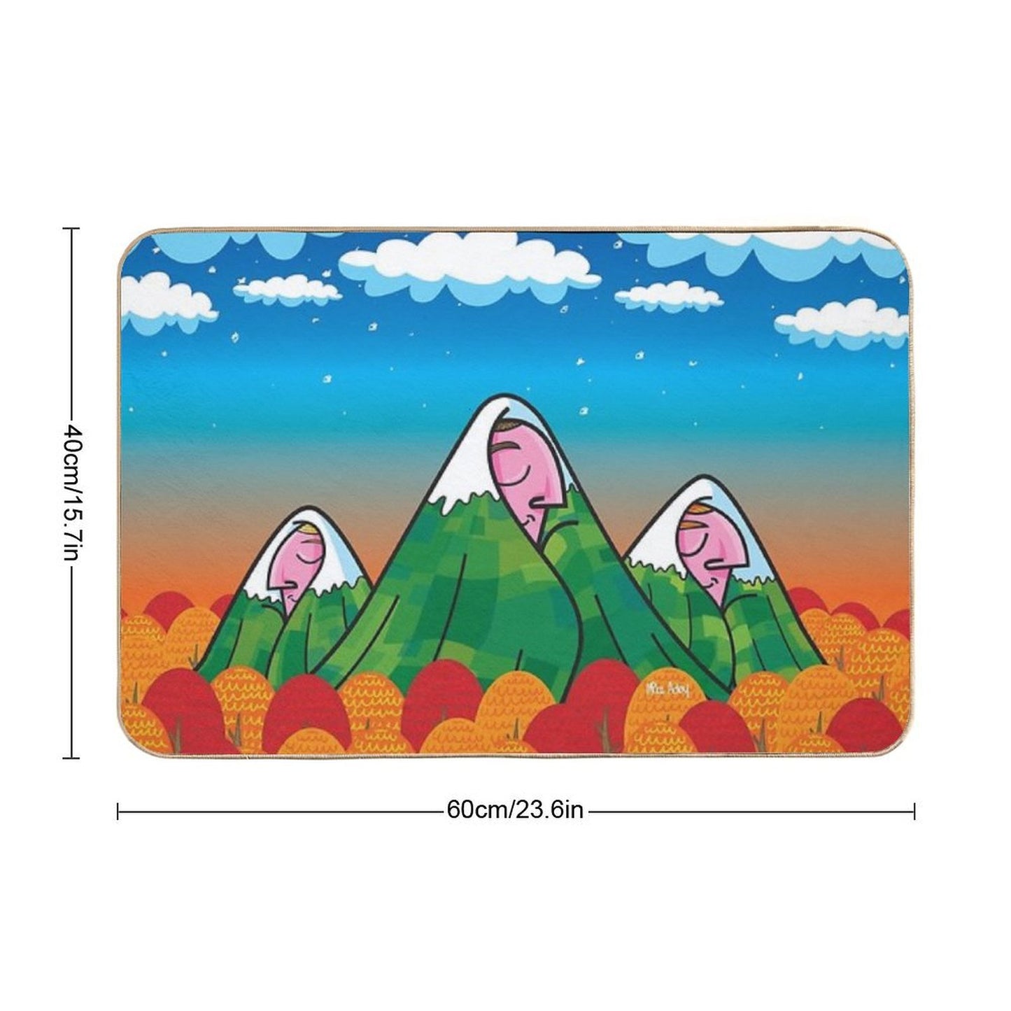 Sleeping Giants Repositionable Bath Mat