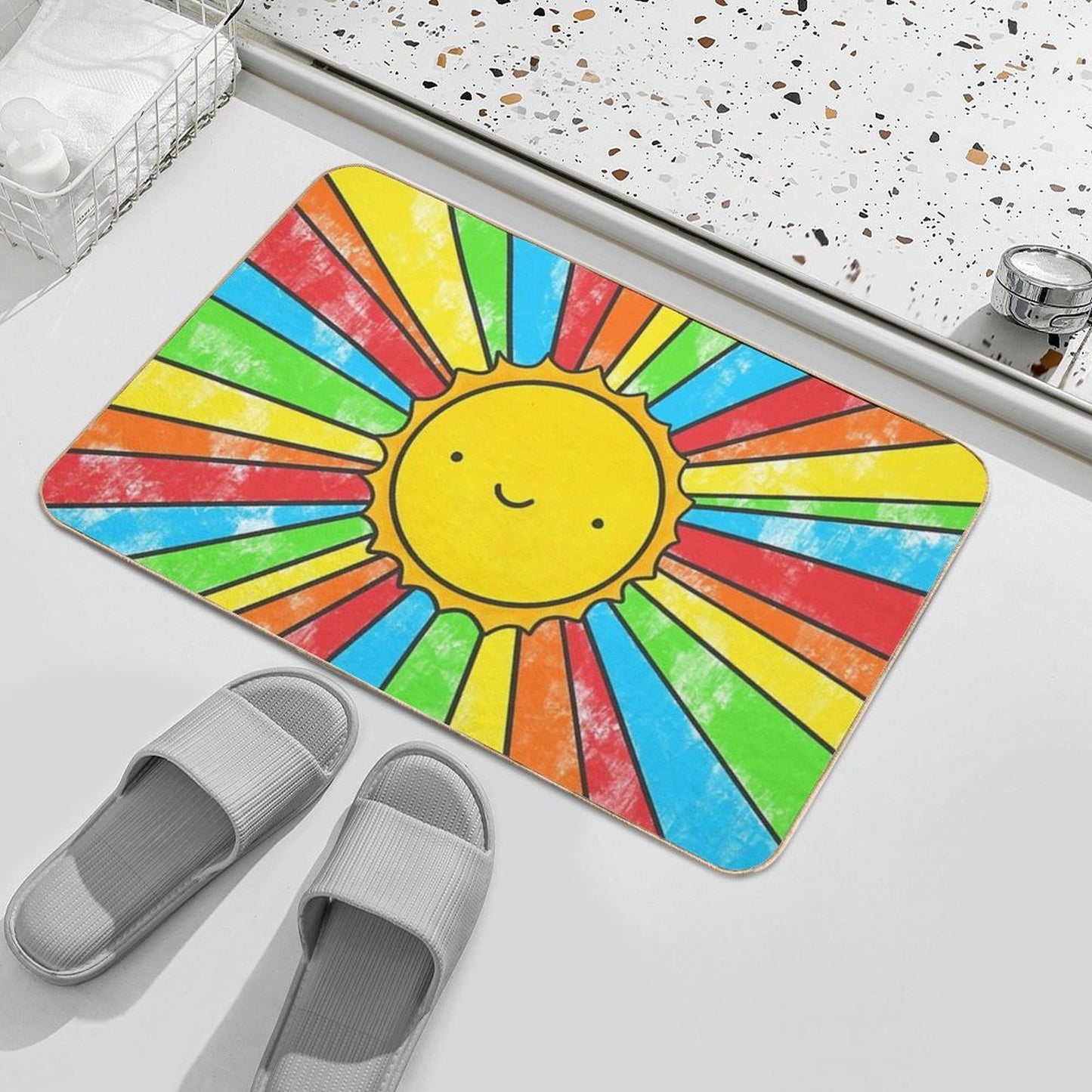 Radiate Positivity Absorbent Bath Mat