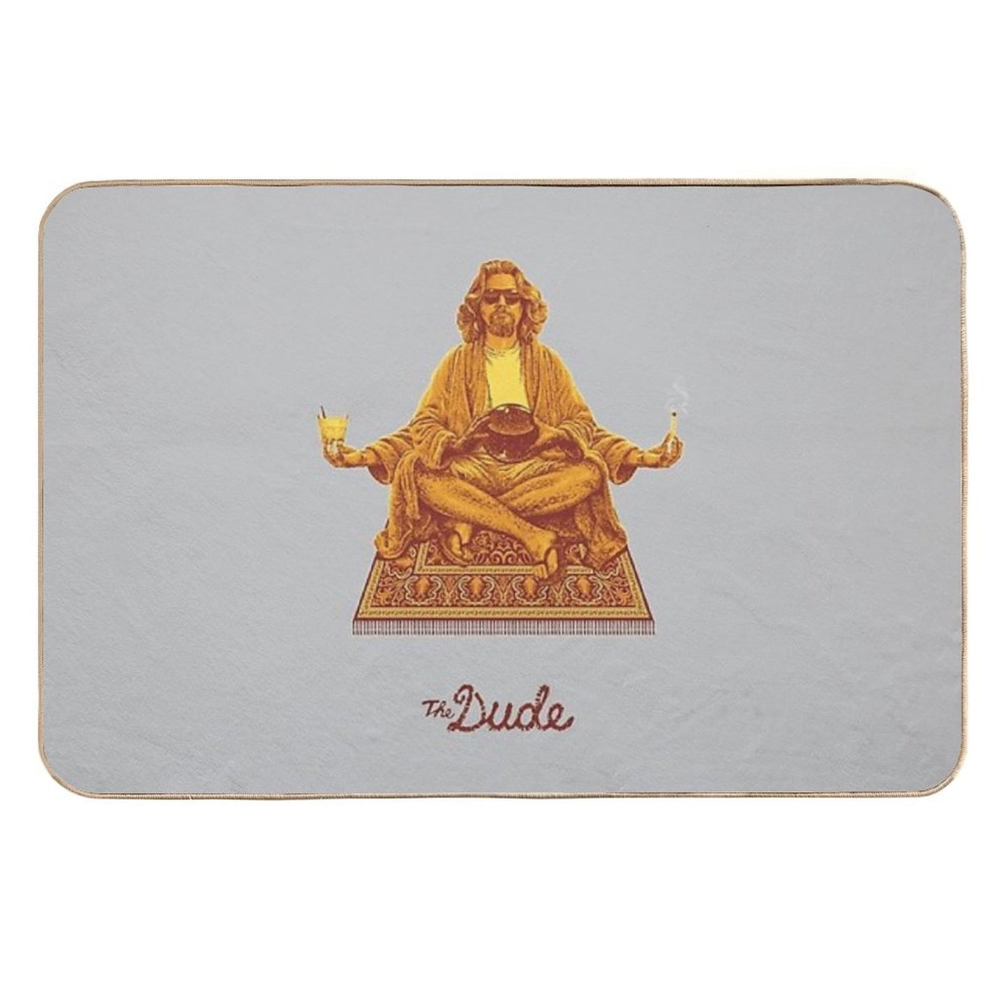 The Dude Budha The Big Lebowski Rapid-Drying Bath Mat