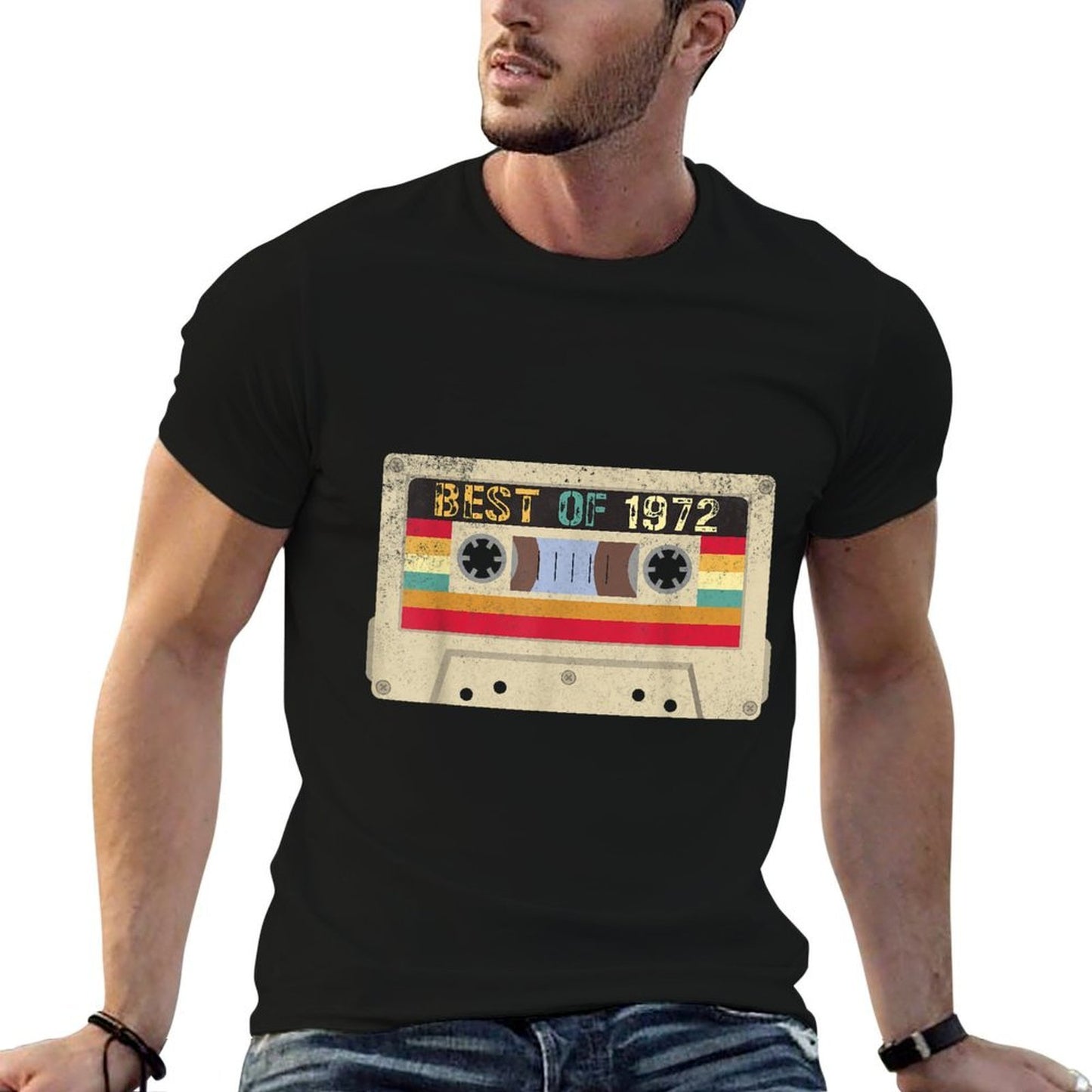 50 Birthday Decorations Men Best of 1972 BDay 50th Birthday Odor-resistant T-Shirt