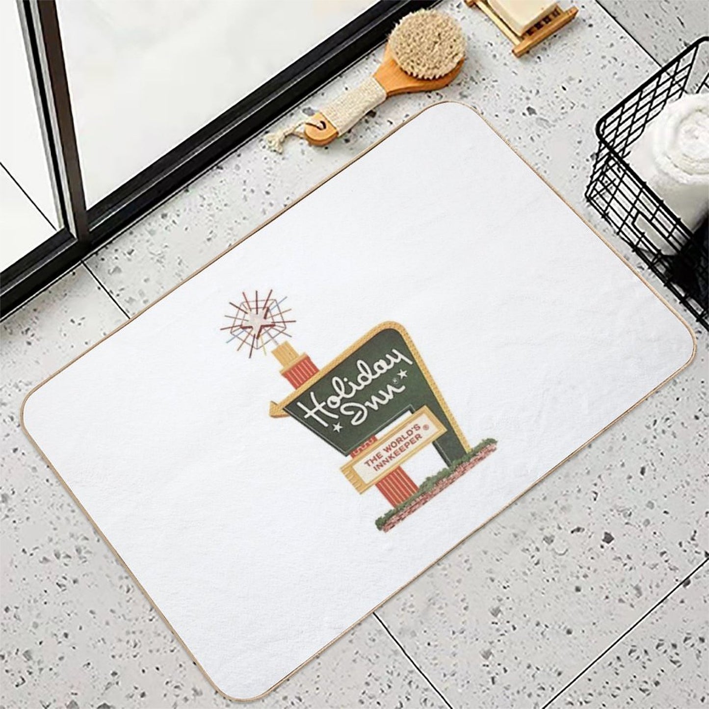 Iconic Holiday Inn Sign Toxin-Free Bath Mat