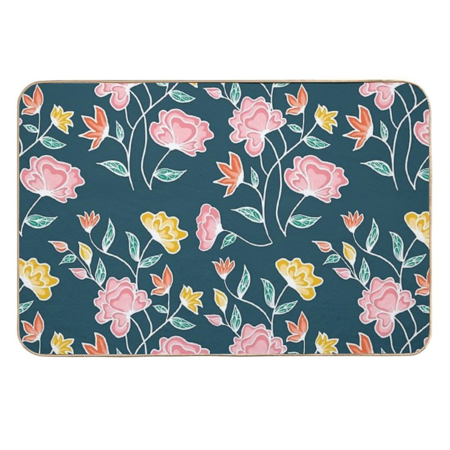 Villa Florals Absorbent Bath Mat
