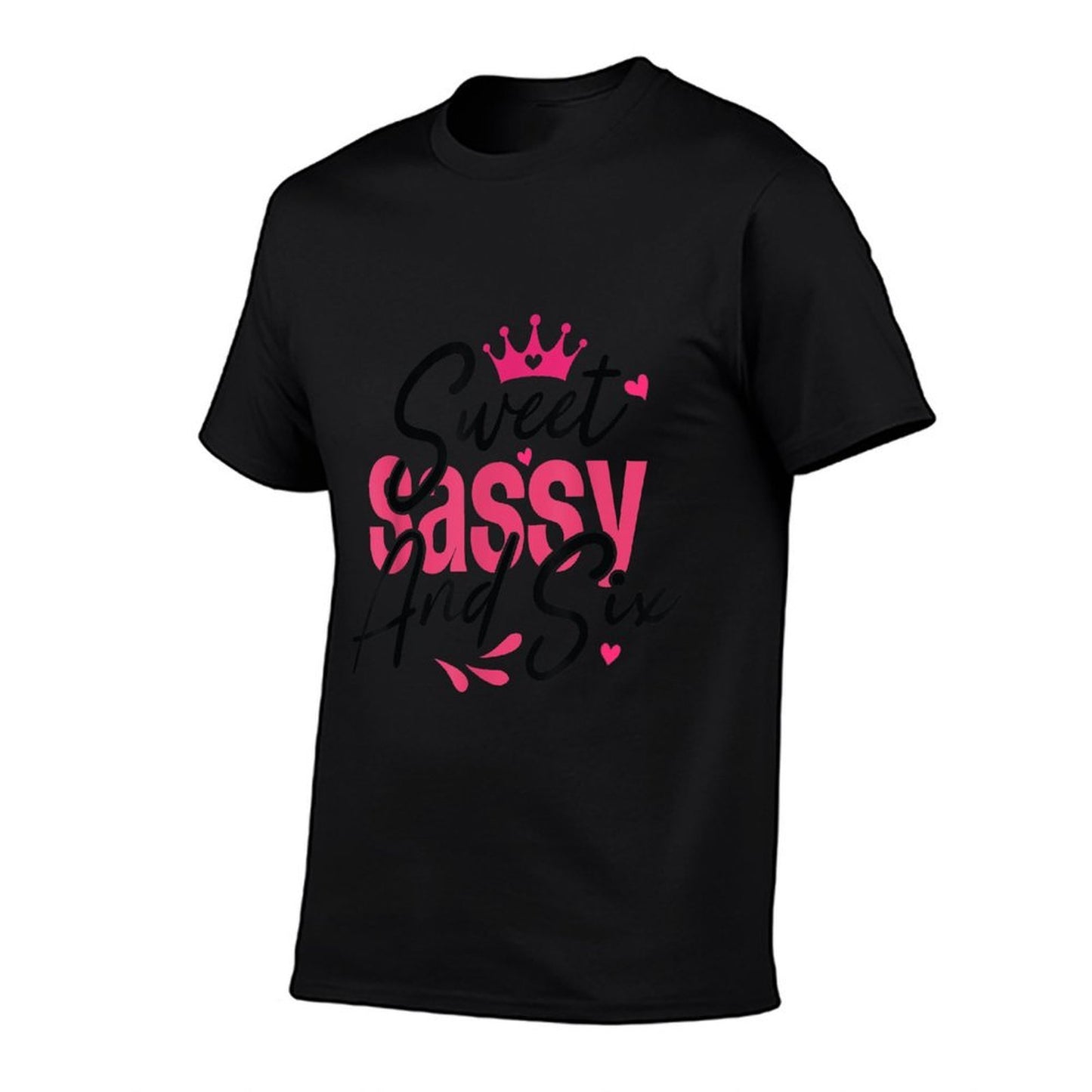 Sweet Sassy And Six Birthday 6th Birthday Girl Trendy Pattern T-Shirt