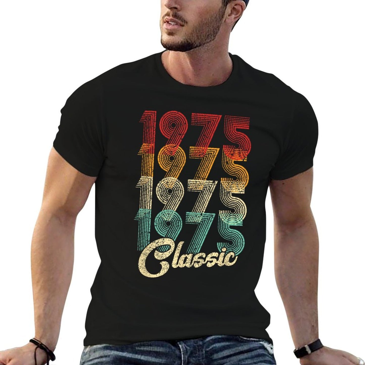 Vintage 1975 50 Year Old Gifts Limited Edition 50th Birthday Wrinkle-resistant T-Shirt