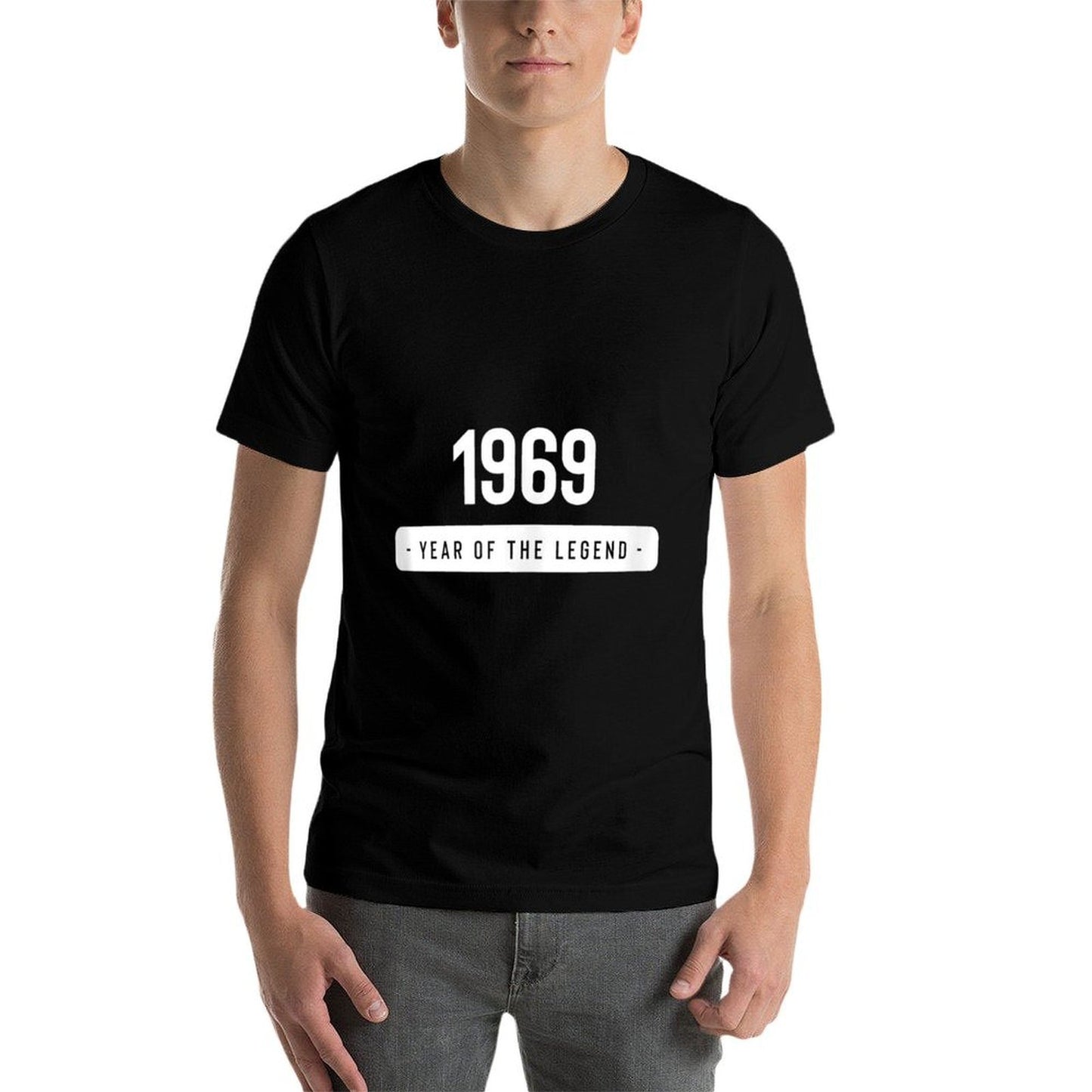 50th Birthday Gifts -1969 Year of The Legend Tagless Design T-Shirt