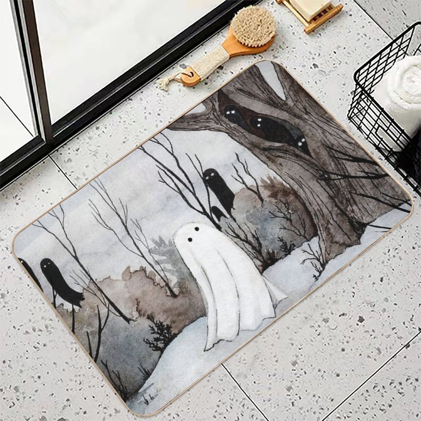 The Wild Wood Fade-Resistant Bath Mat