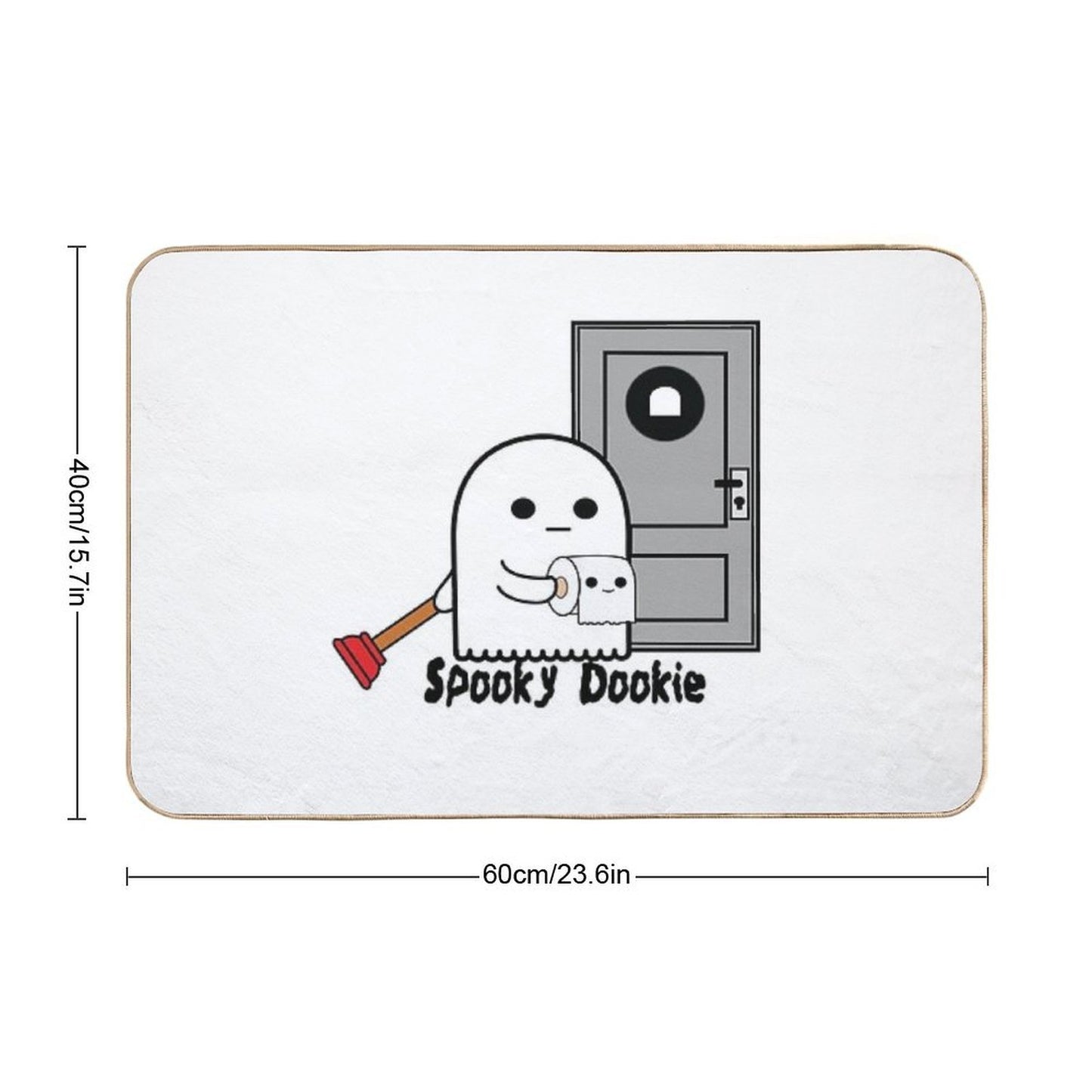 Spooky Dookie Stain-Proof Bath Mat