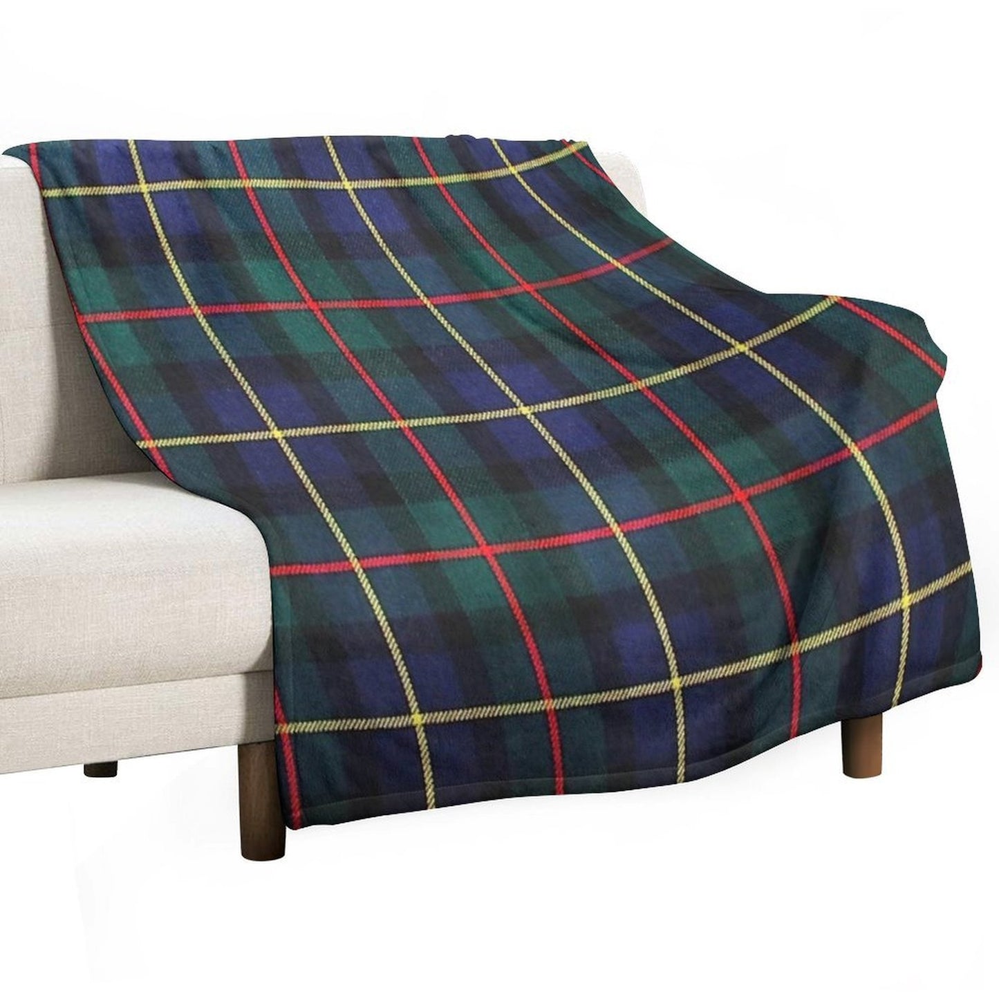 MacLeod Hunting Tartan Lightweight Throw Blanket