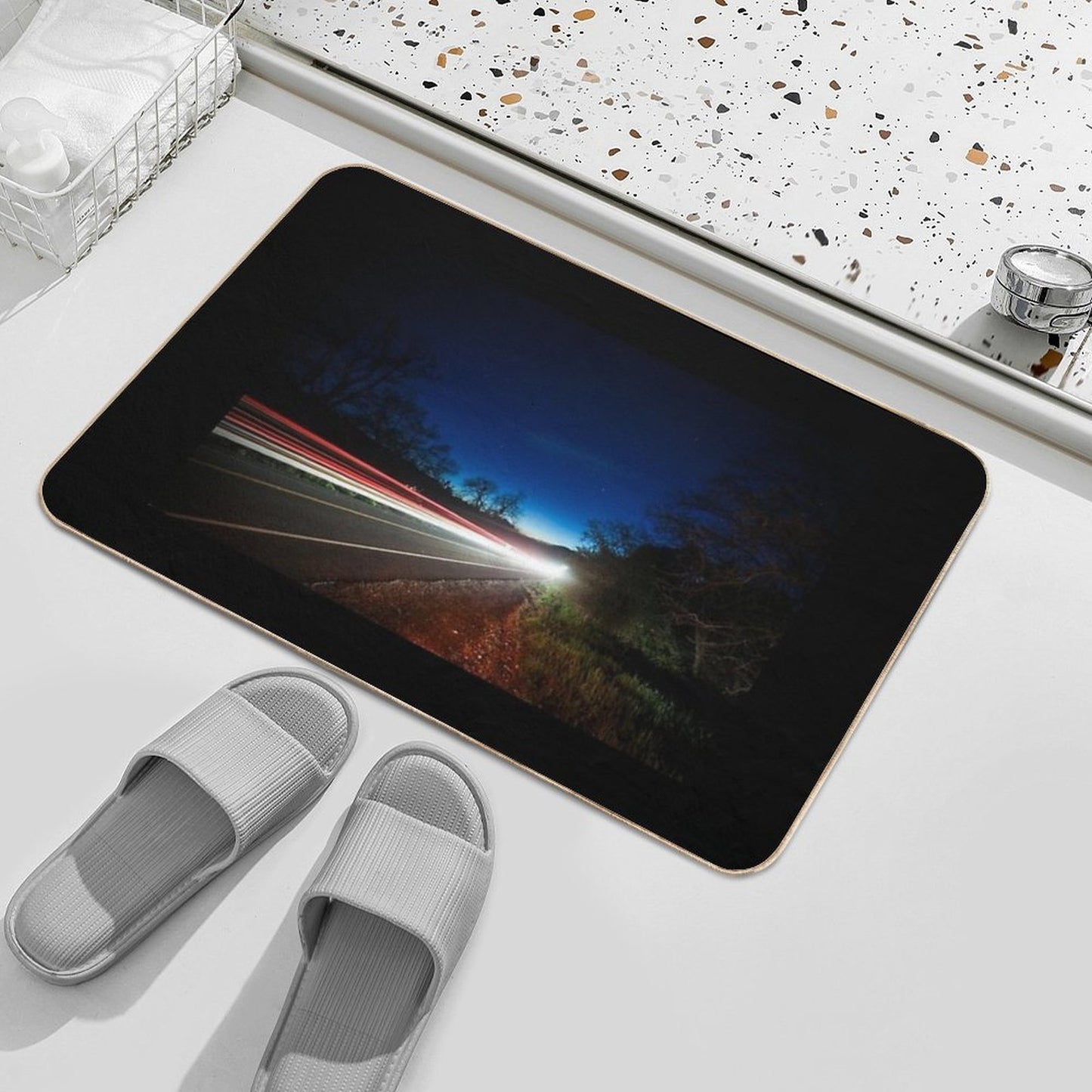 I Drove All Night Slip-Resistant Bath Mat