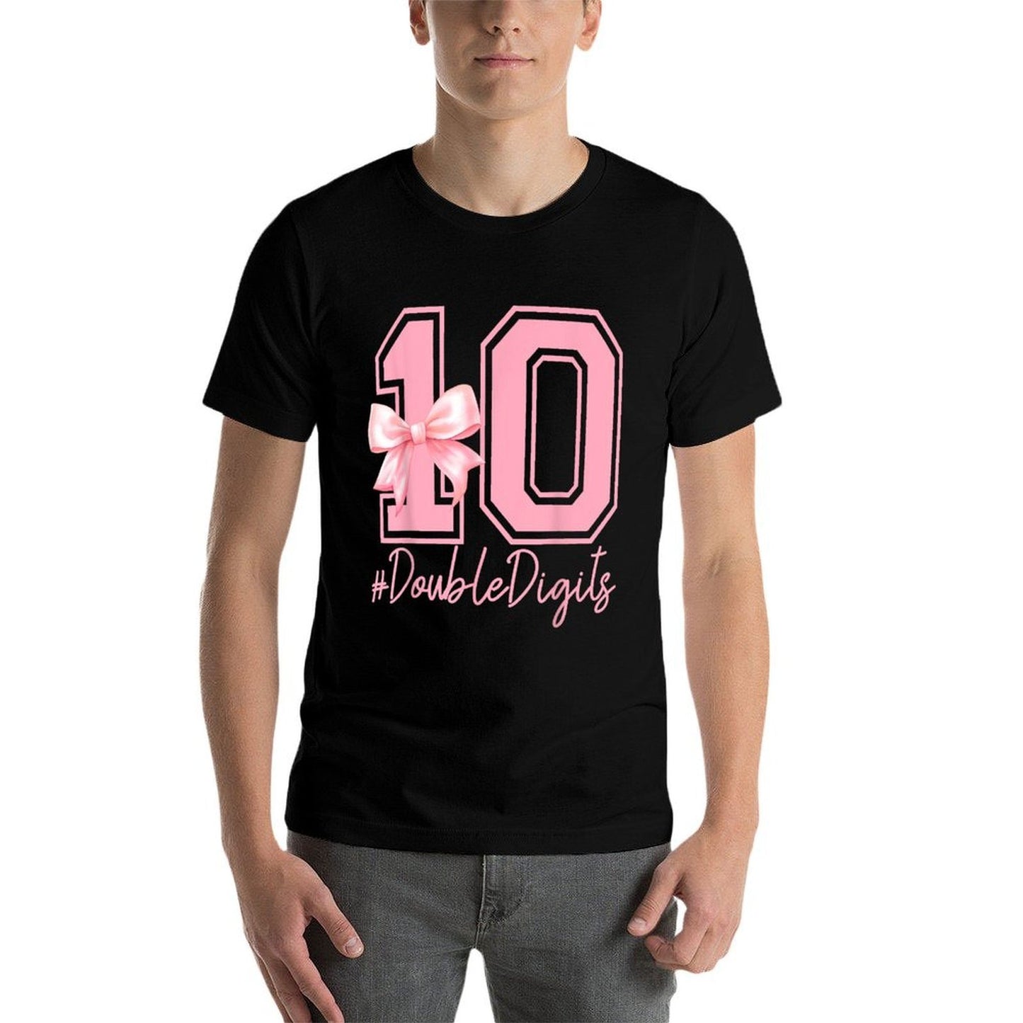 10 Year Old Birthday Girl Coquette 10th Birthday Party Moisture-wicking T-Shirt