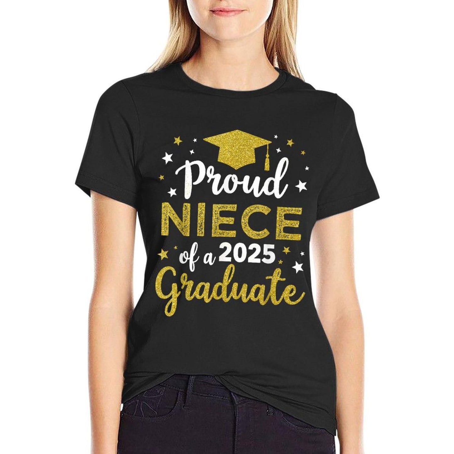 Niece Senior 2025 Proud Niece Of A Class Of 2025 Graduate Moisture-wicking T-Shirt