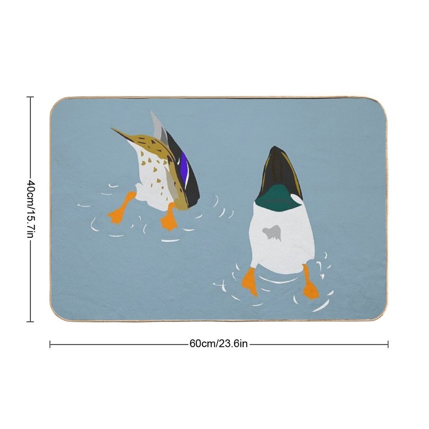Bottoms Up! Repositionable Bath Mat