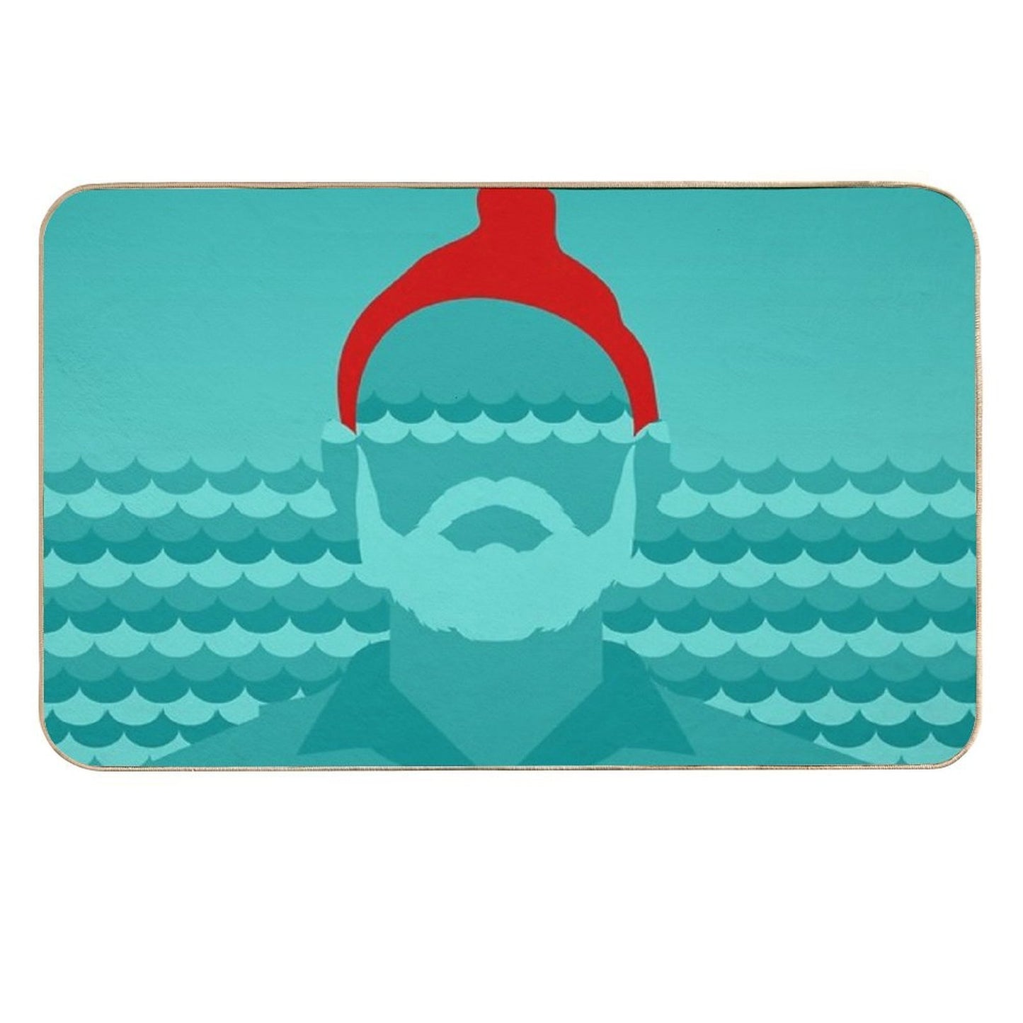 The Life Aquatic with Steve Zissou Fade-Resistant Bath Mat