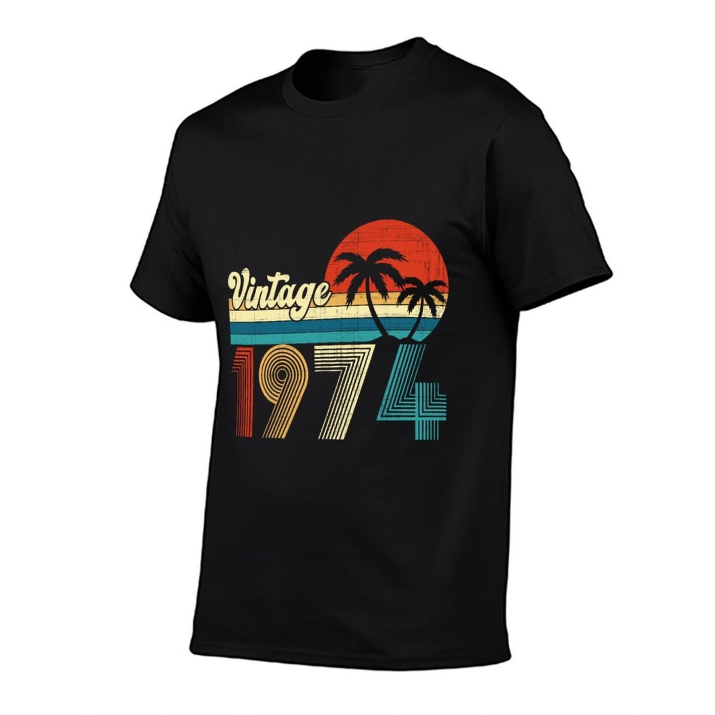 Vintage 1974 Funny 50th Birthday Gifts 50 Years Old Retro Comfortable T-Shirt