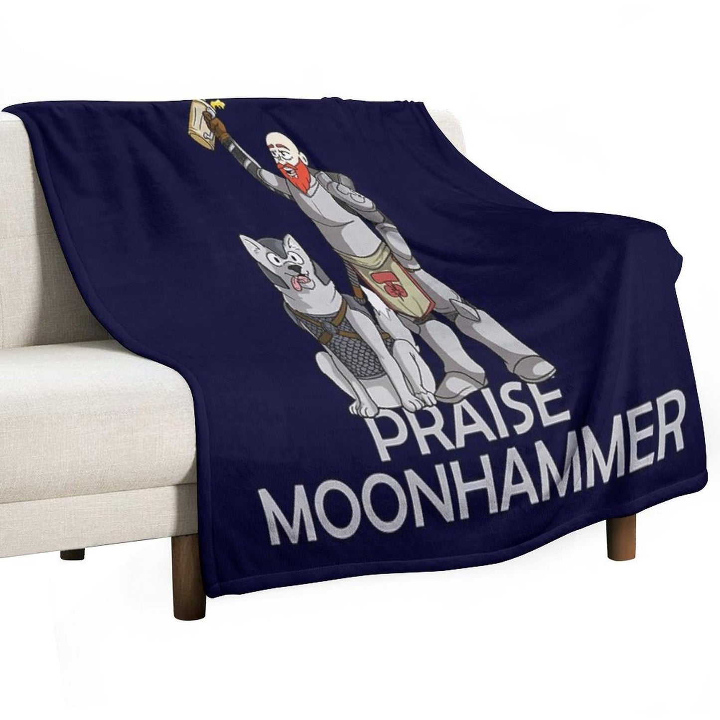 Praise Moonhammer! Gift-ready Throw Blanket