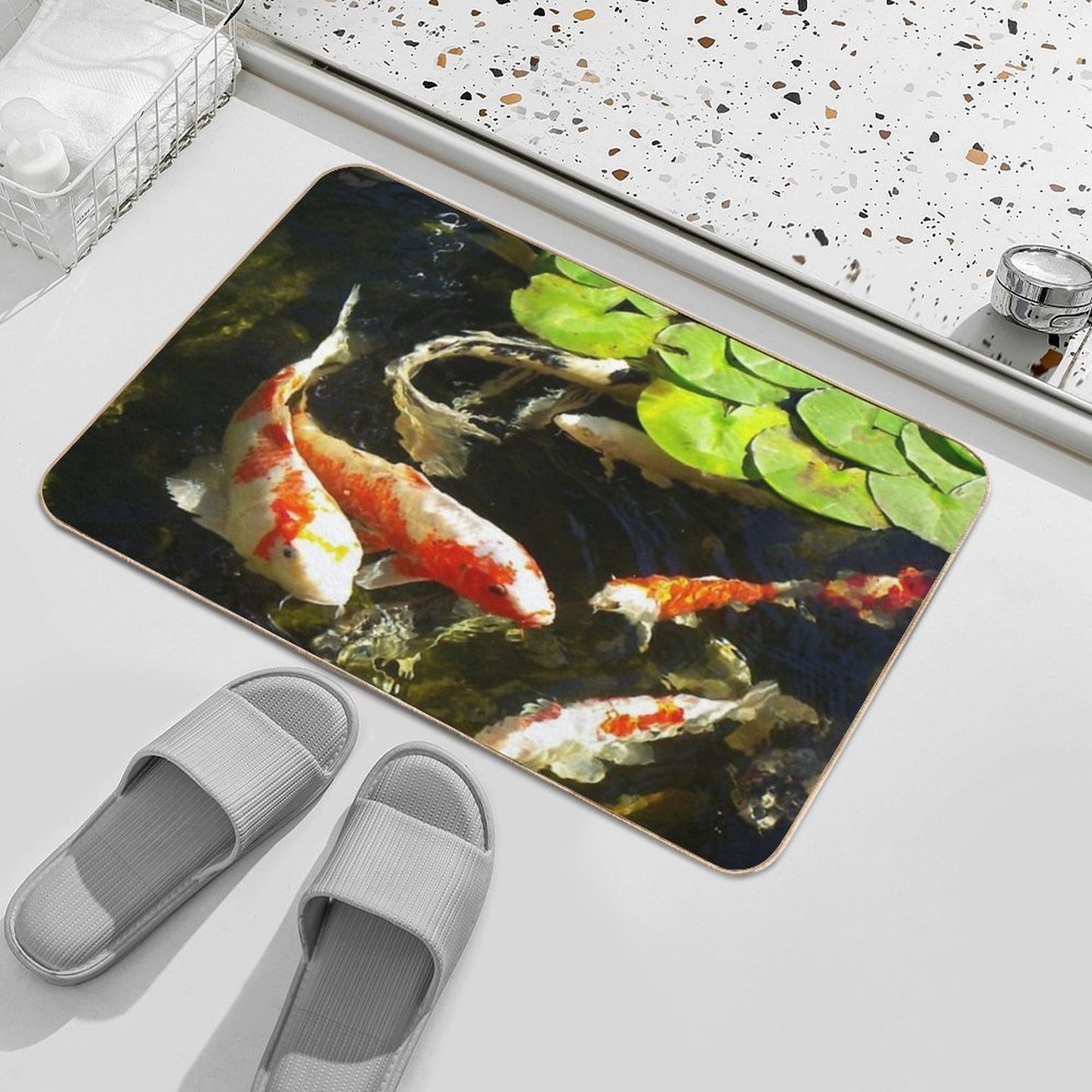 Koi Easy Maintenance Bath Mat