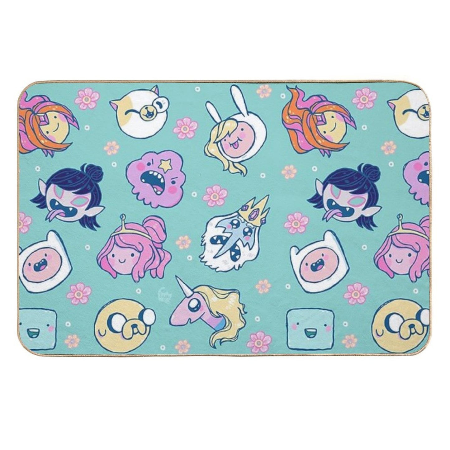 Adventure Time Friends 1 Easy To Clean Bath Mat
