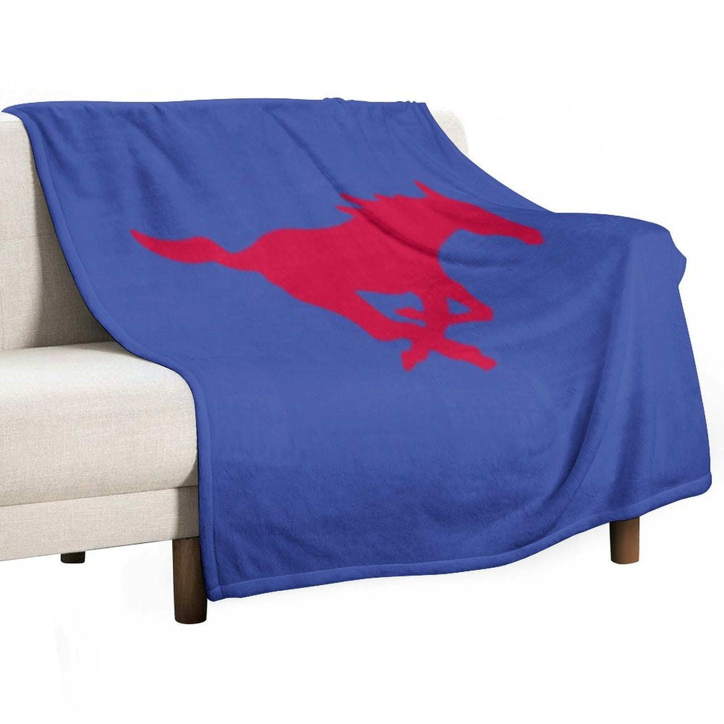 The SMU Mustangs Versatility Throw Blanket