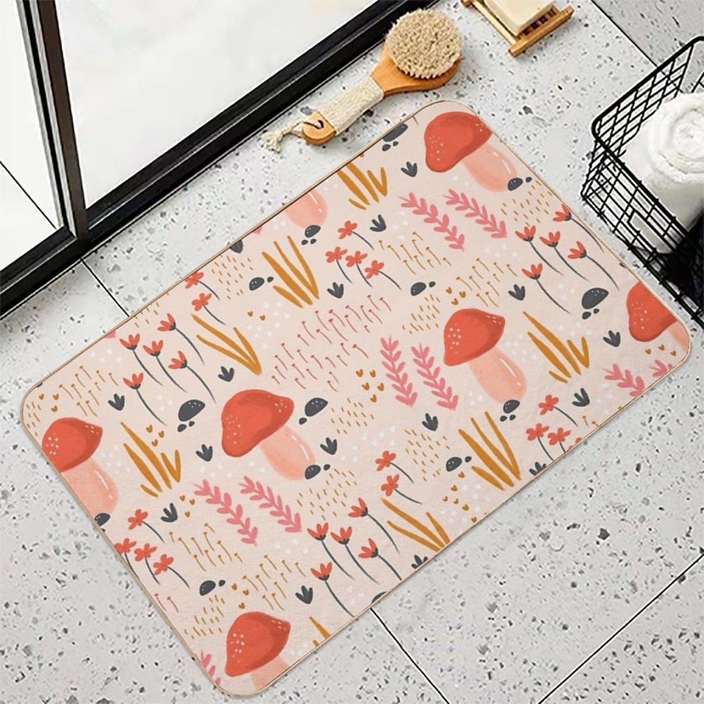 Magical Autumn Fairy Garden Durable Bath Mat