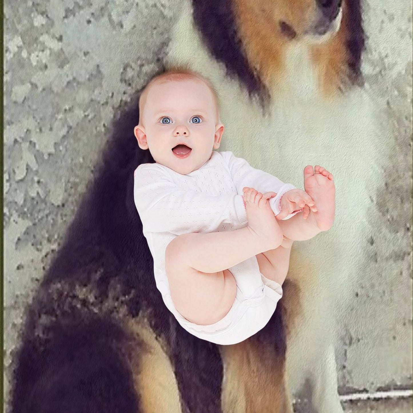Aussie - Australian Shepherd by Iritof Gift-ready Throw Blanket