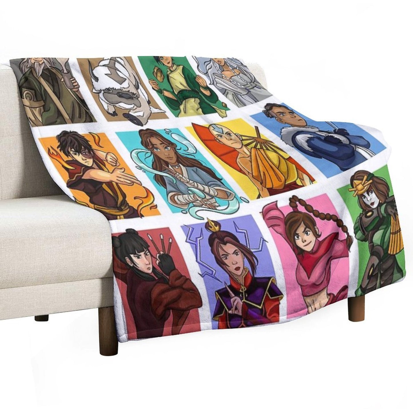 Avatar The Last Airbender Digital Art Anti-pilling Throw Blanket