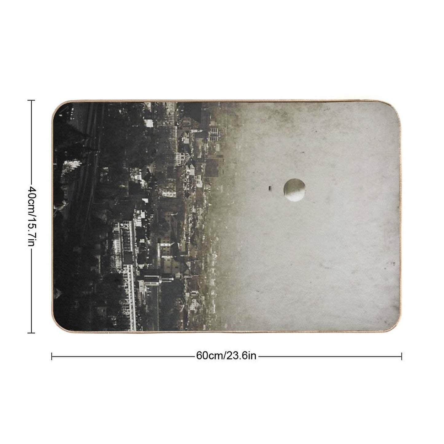 Flying over You Rapid-Drying Bath Mat