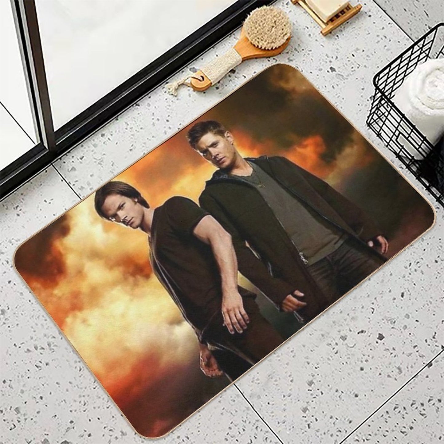 Brothers Winchesters Repositionable Bath Mat