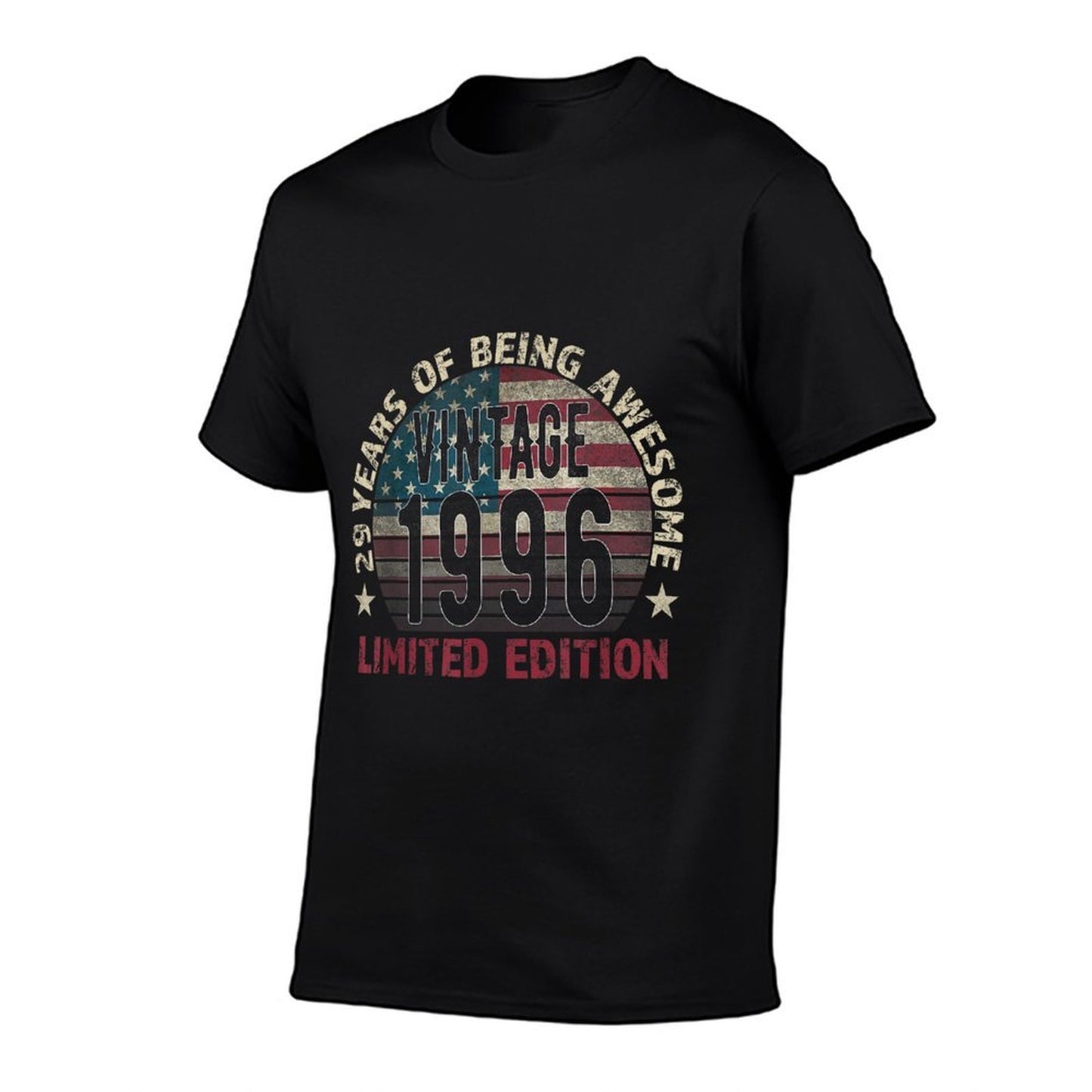 29th Birthday Gift Men Vintage Born 1996 Turning 29 Year Old Breathable T-Shirt