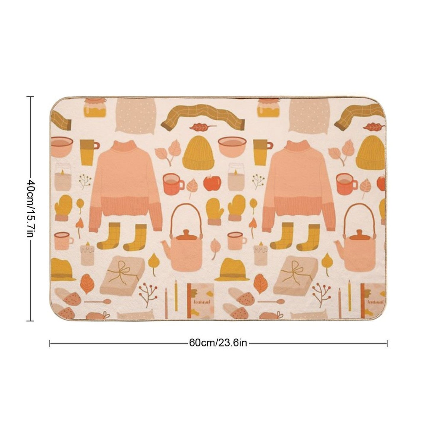 Fall Essentials Slip-Resistant Bath Mat