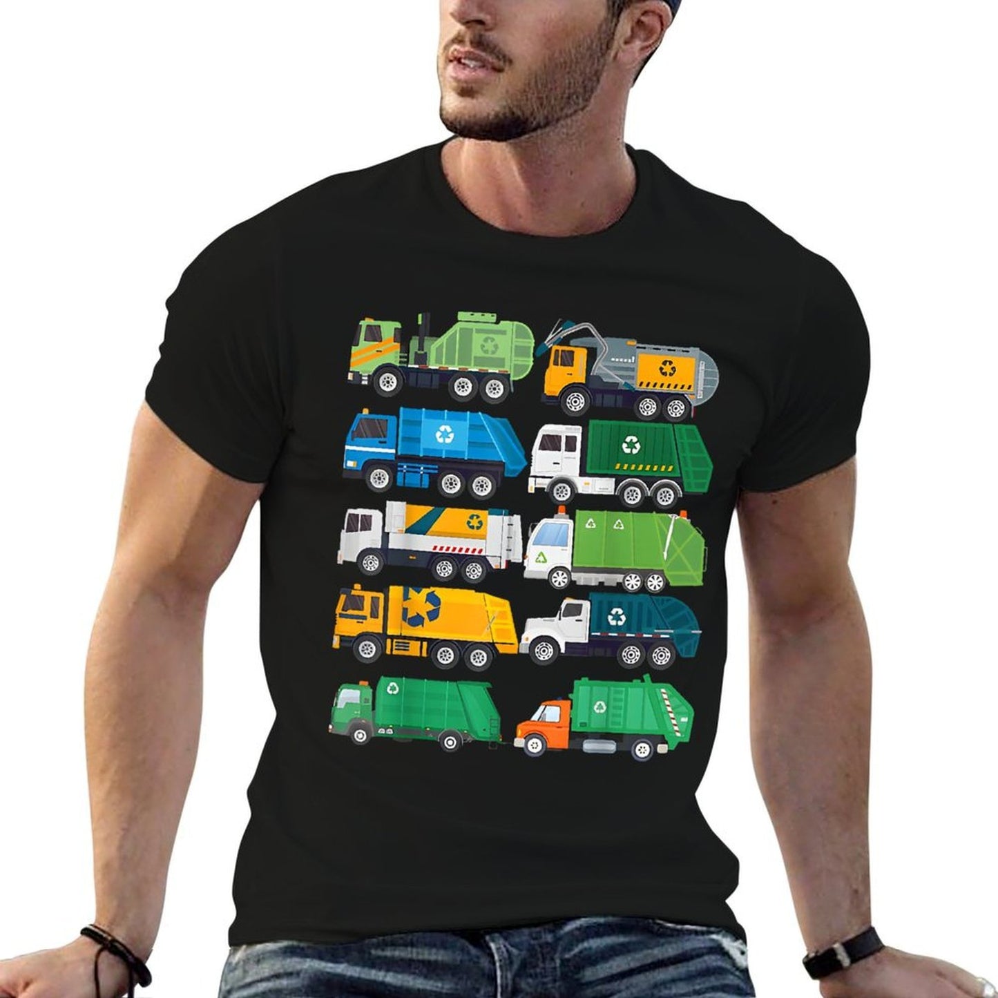 Garbage Truck Trash Waste Separation Costume Kids Toddler Affordable Price T-Shirt