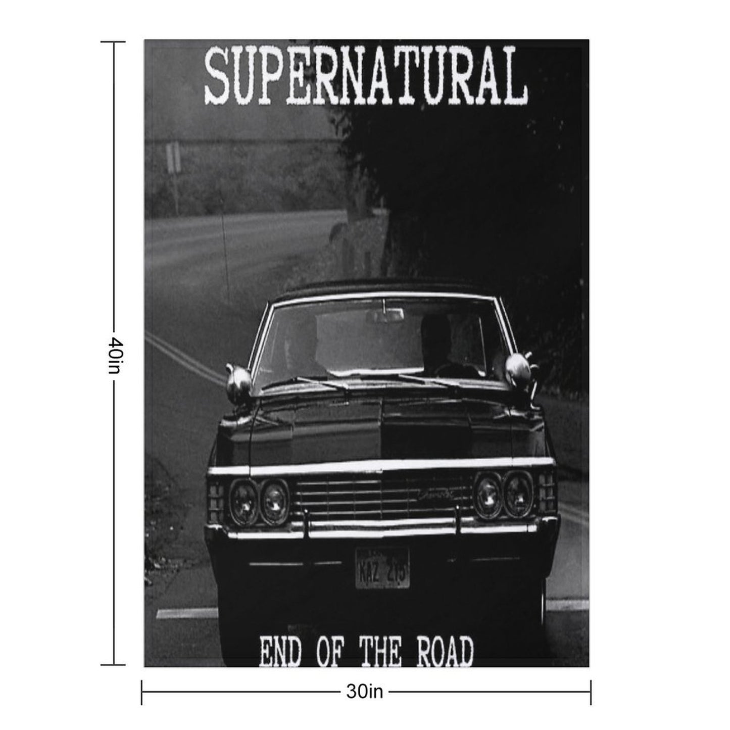 Supernatural Impala Shrink-resistant Throw Blanket