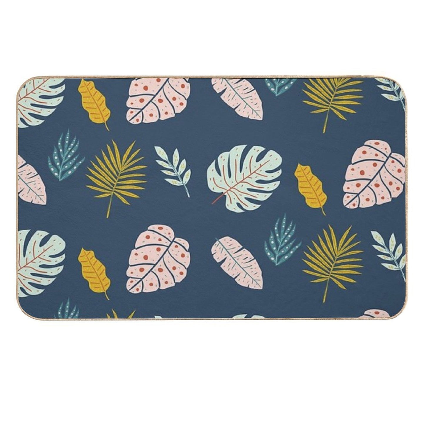Leaves Rapid-Drying Bath Mat
