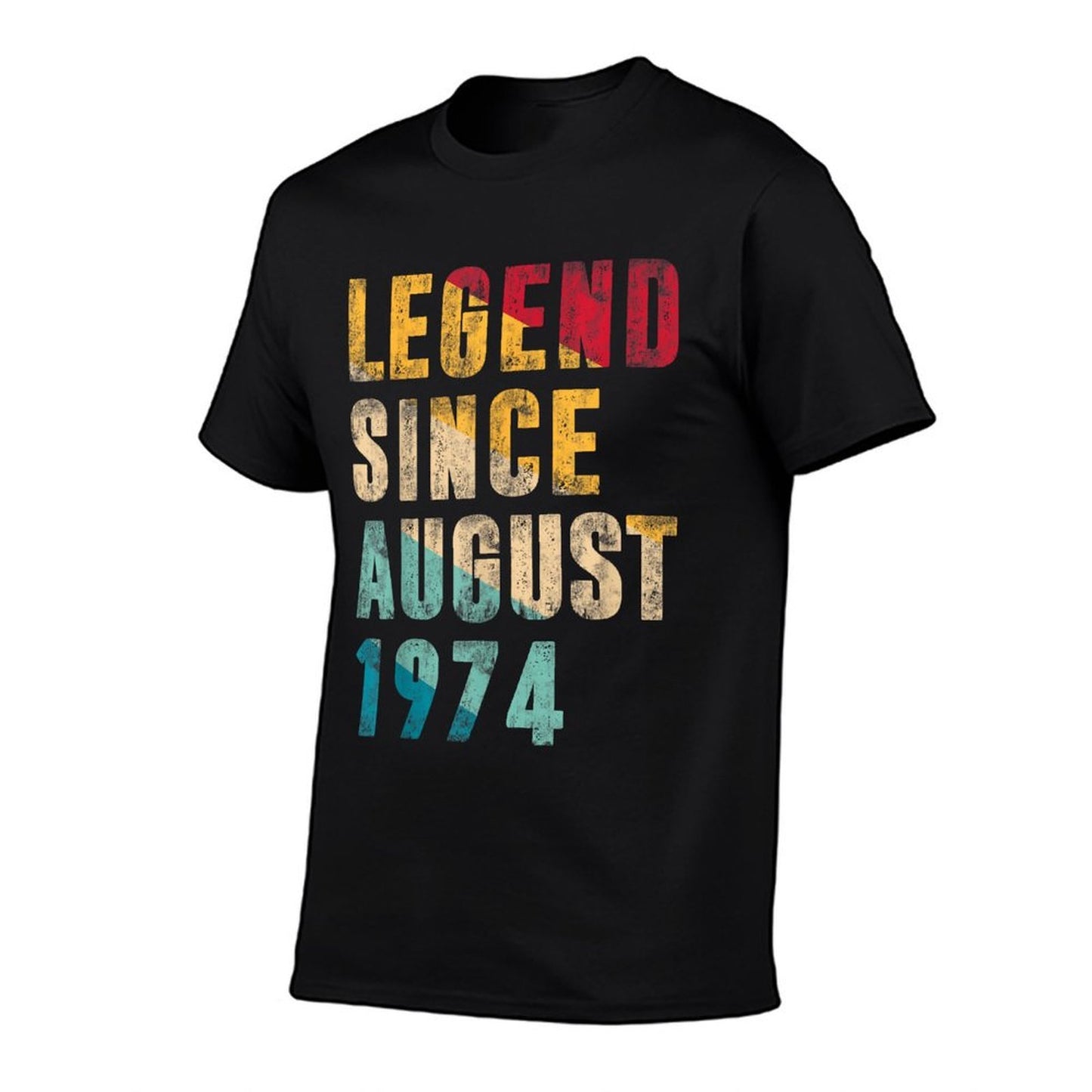 50 Years Old Gifts Legend Since August 1974 50th Birthday Soft T-Shirt