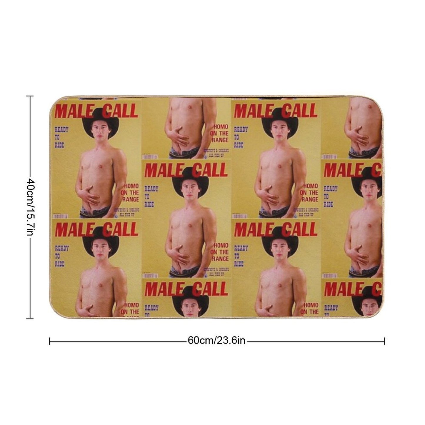 My Own Private Keanu Slip-Resistant Bath Mat