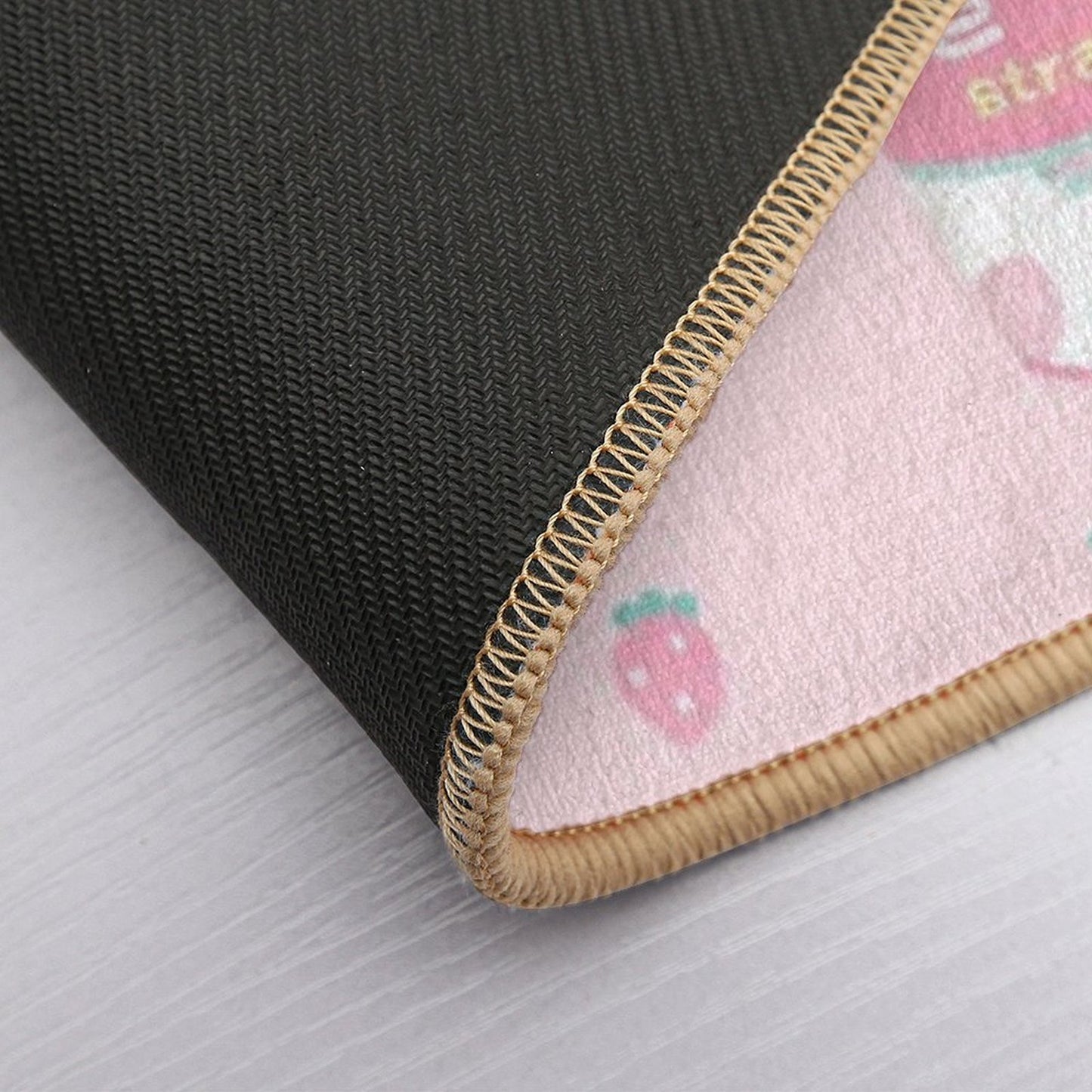 Strawberry Poison Milk 2 Easy Maintenance Bath Mat