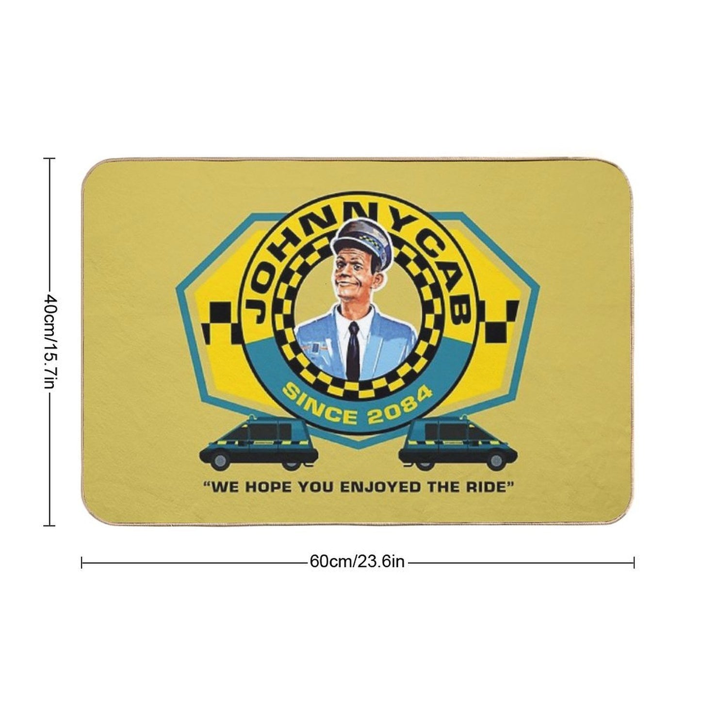 JohnnyCab Taxi Service Versatile Bath Mat