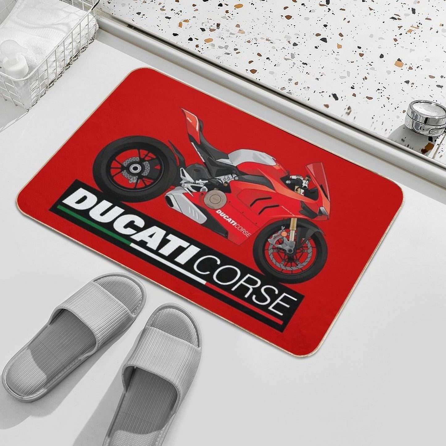 Ducati Panigale V4R Slip-Resistant Bath Mat